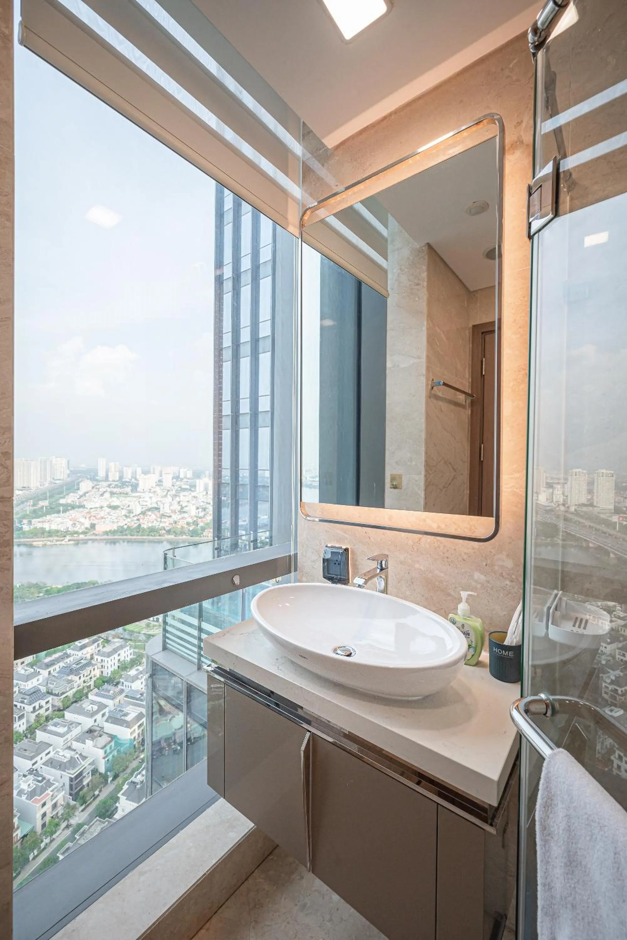 Bathroom in CeLaVie Serviced Apartment - The Vinhomes and Landmark