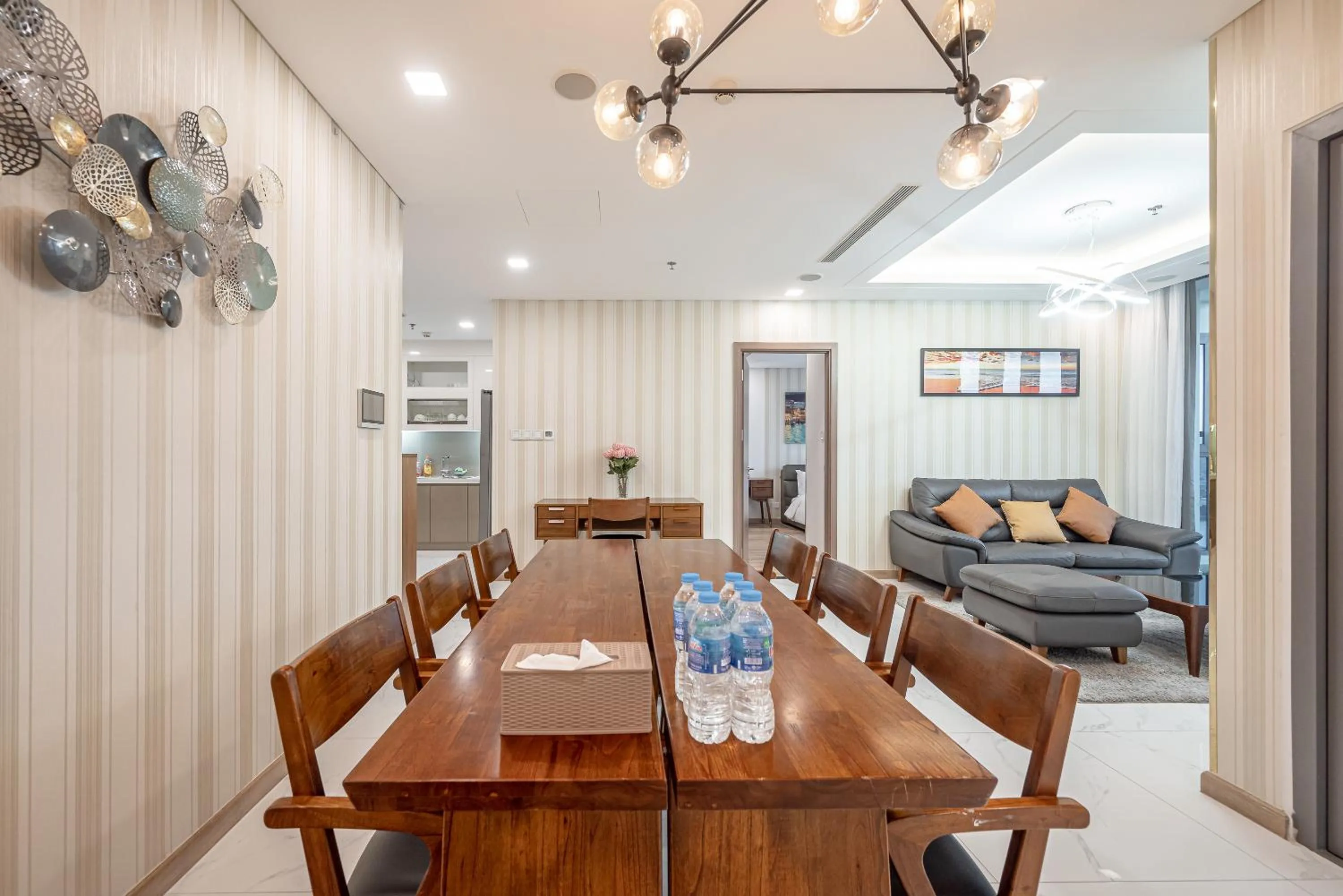 Living room in CeLaVie Serviced Apartment - The Vinhomes and Landmark