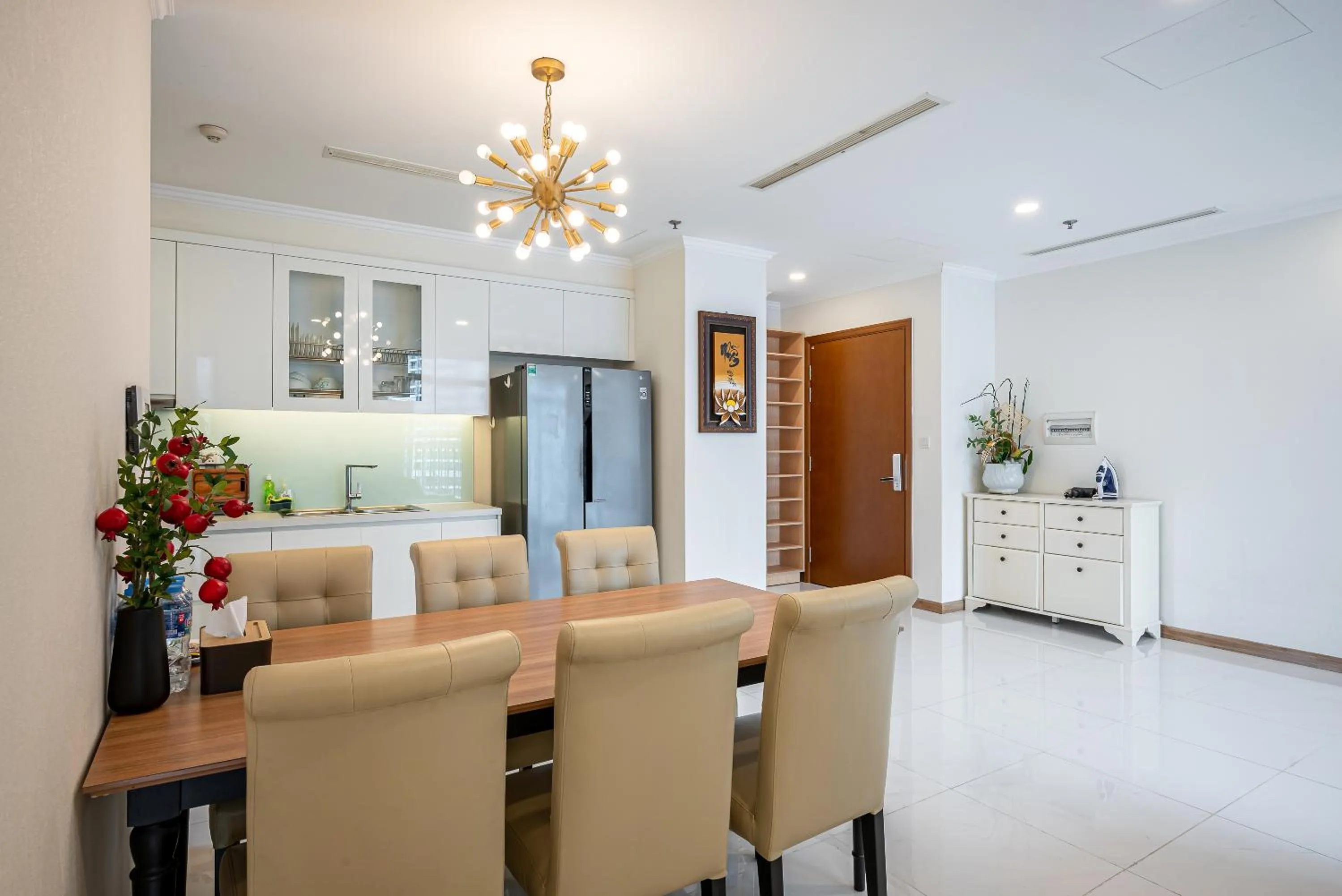 Living room in CeLaVie Serviced Apartment - The Vinhomes and Landmark