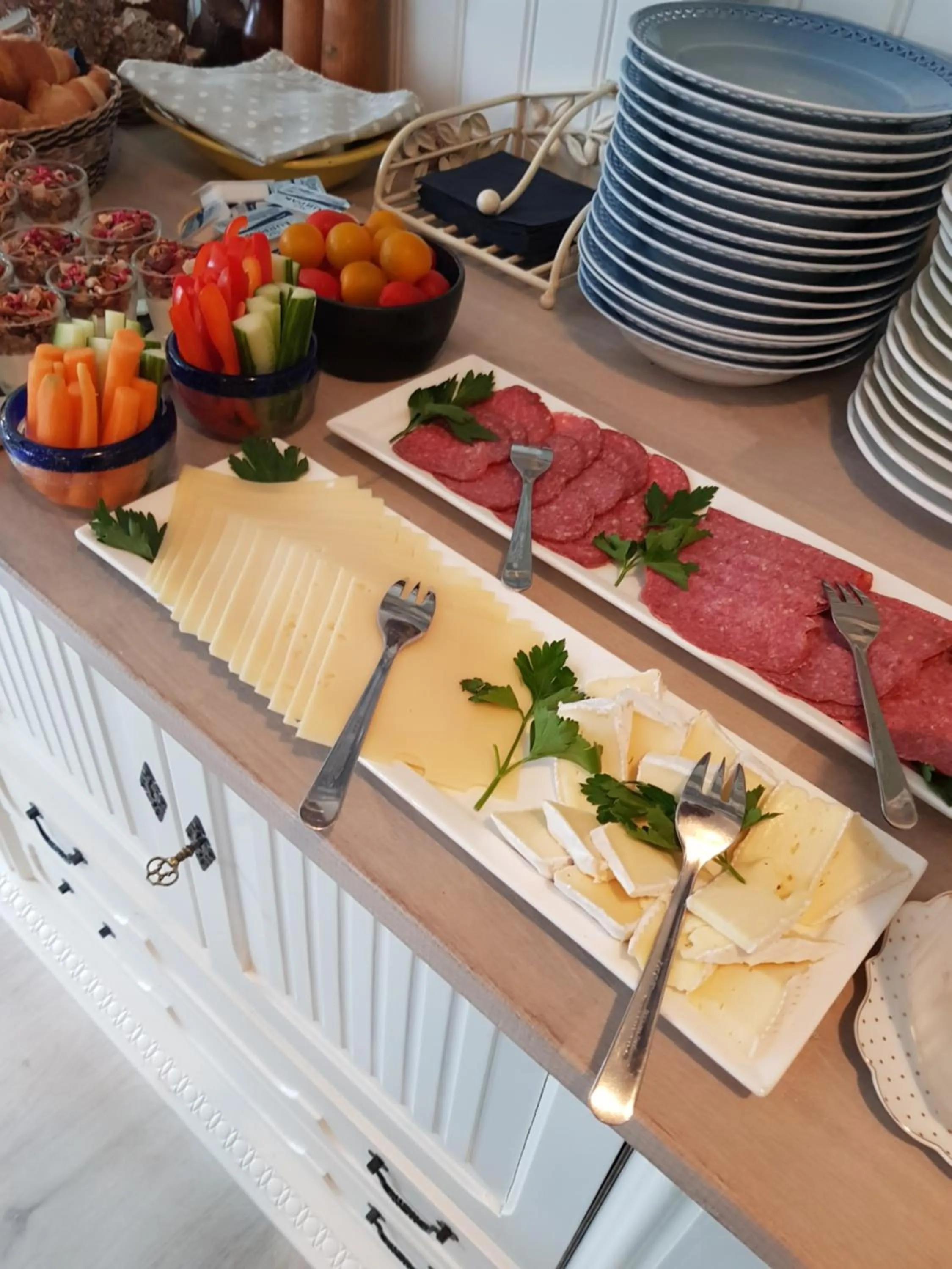 Buffet breakfast in Hotel Villa Brinkly