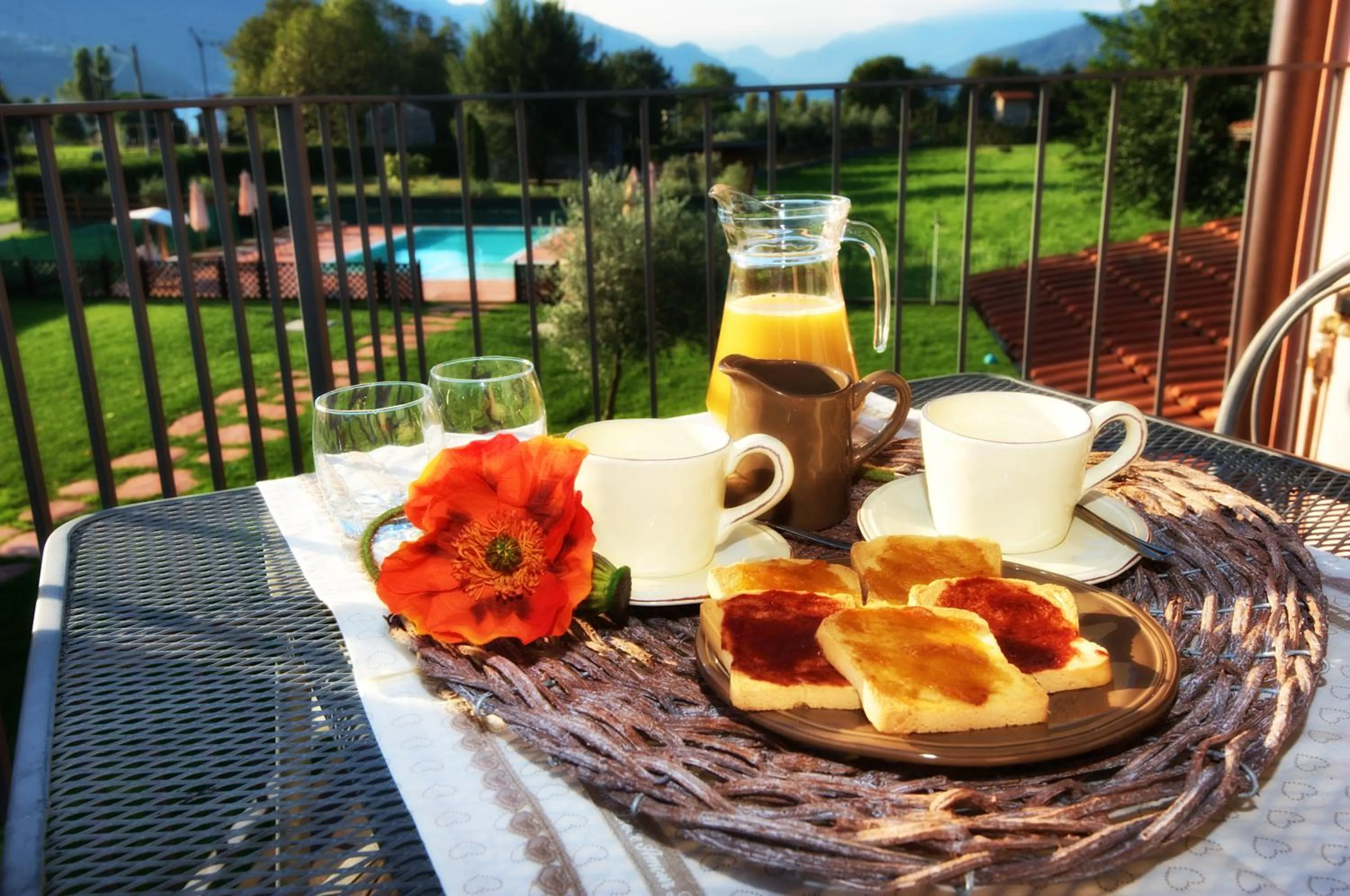 Balcony/Terrace in Agriturismo alla Poncia