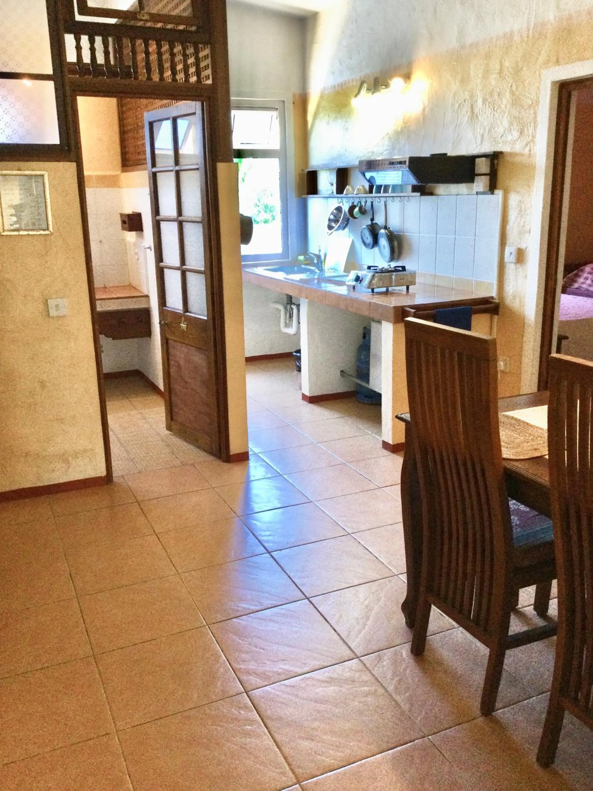 Kitchen or kitchenette in La Reine Creole