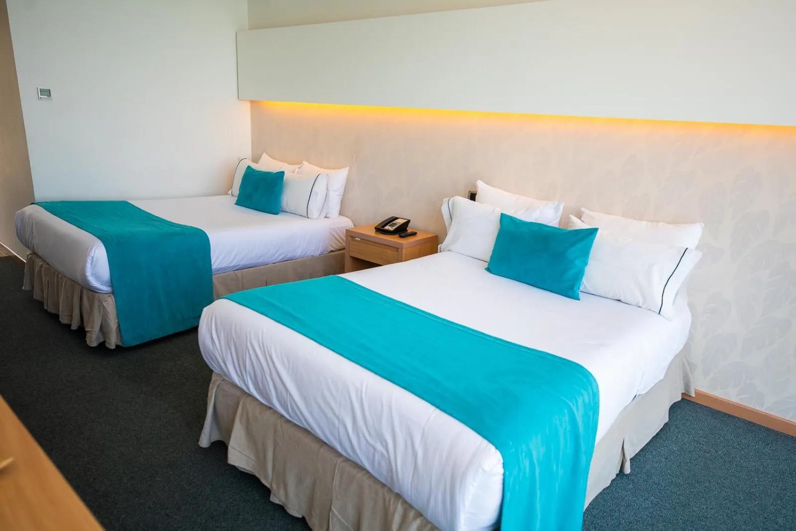 Decorative detail, Bed in Hotel Enjoy San Antonio