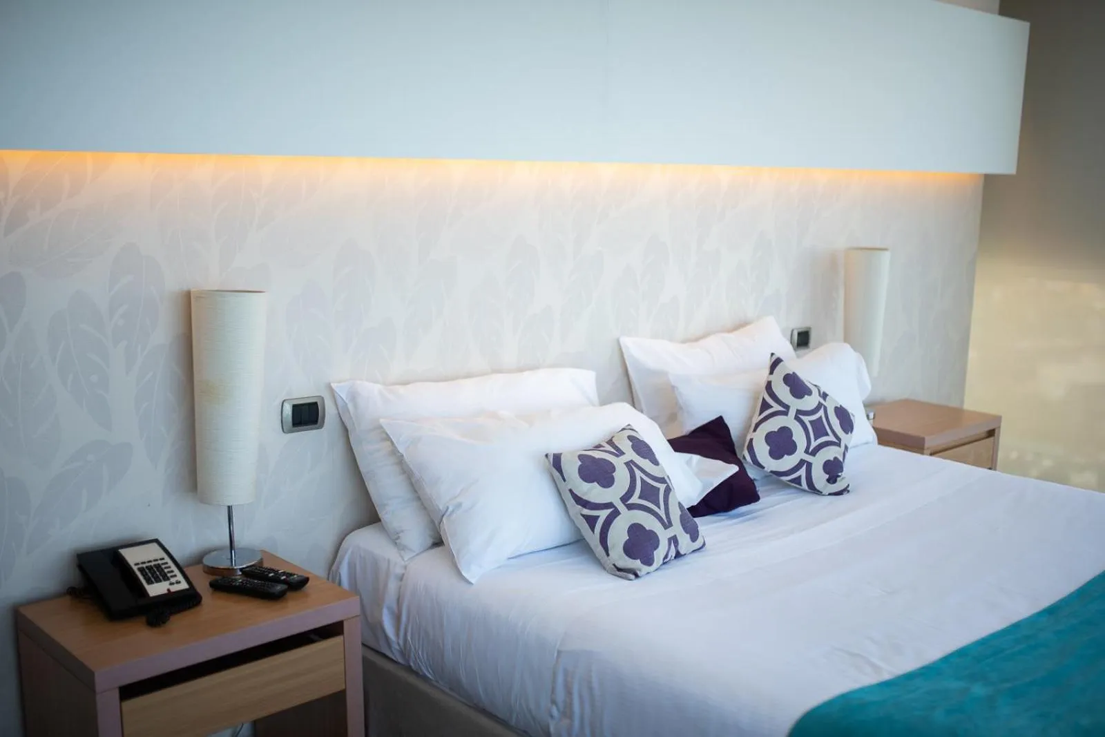 Decorative detail, Bed in Hotel Enjoy San Antonio