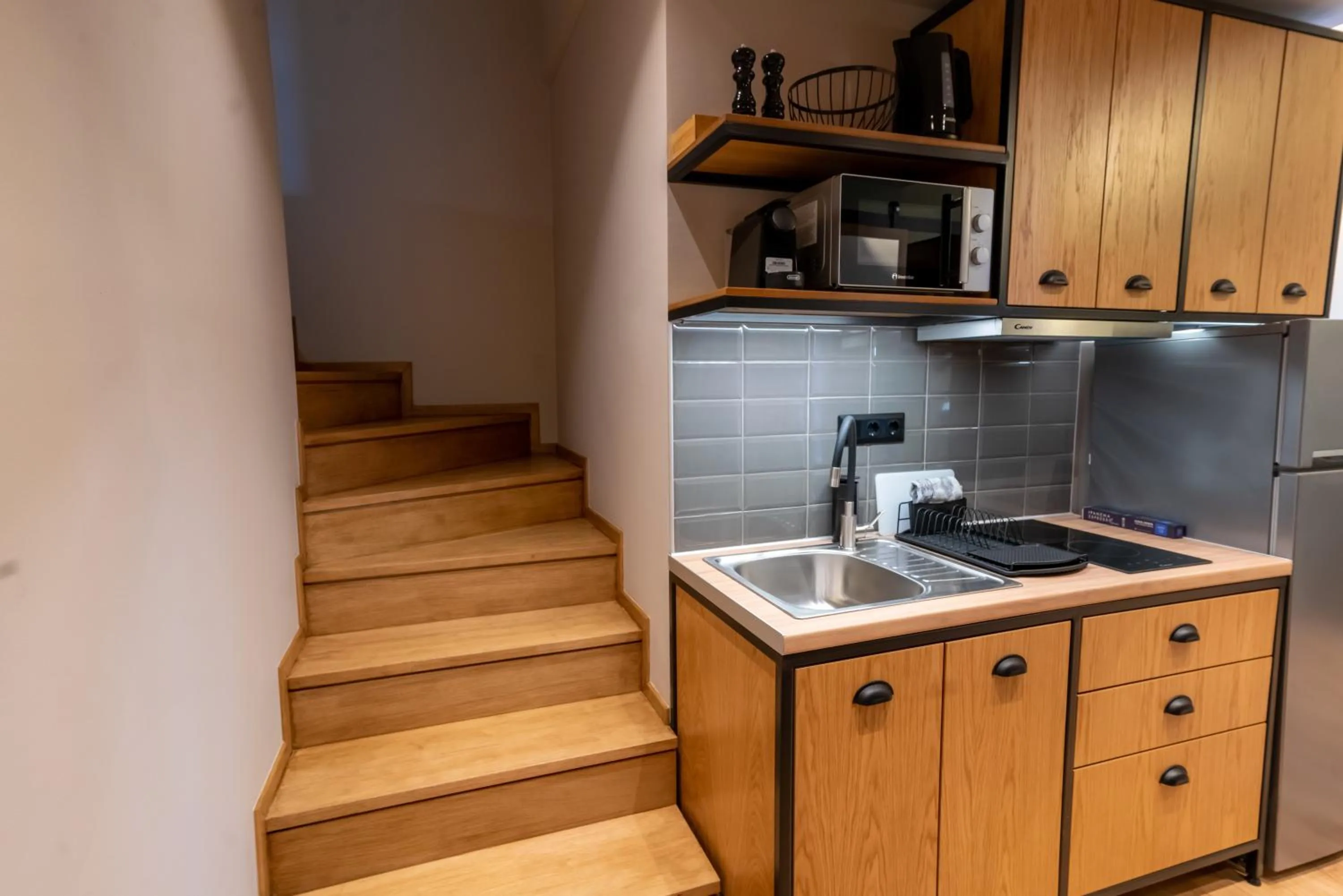 Kitchen or kitchenette in Kraka Apartments