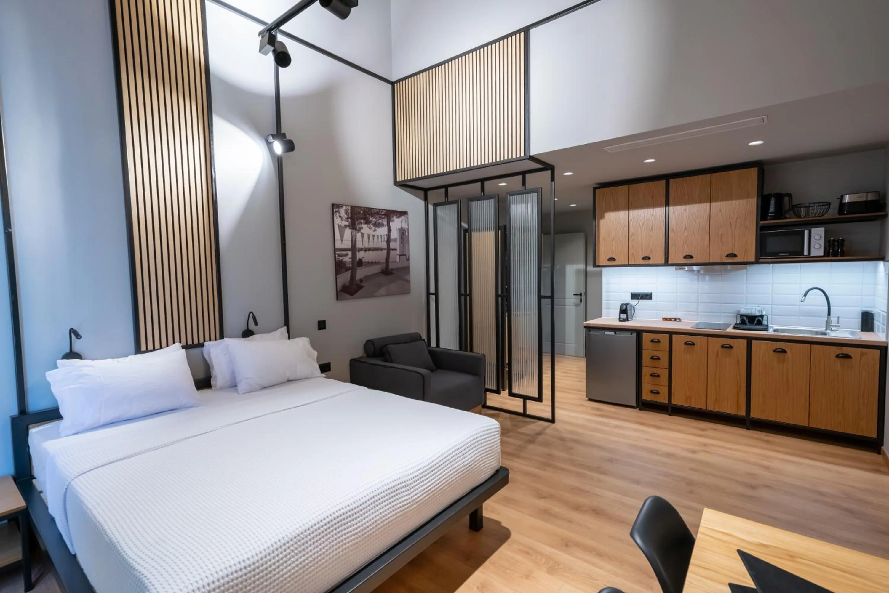 Bed in Kraka Apartments