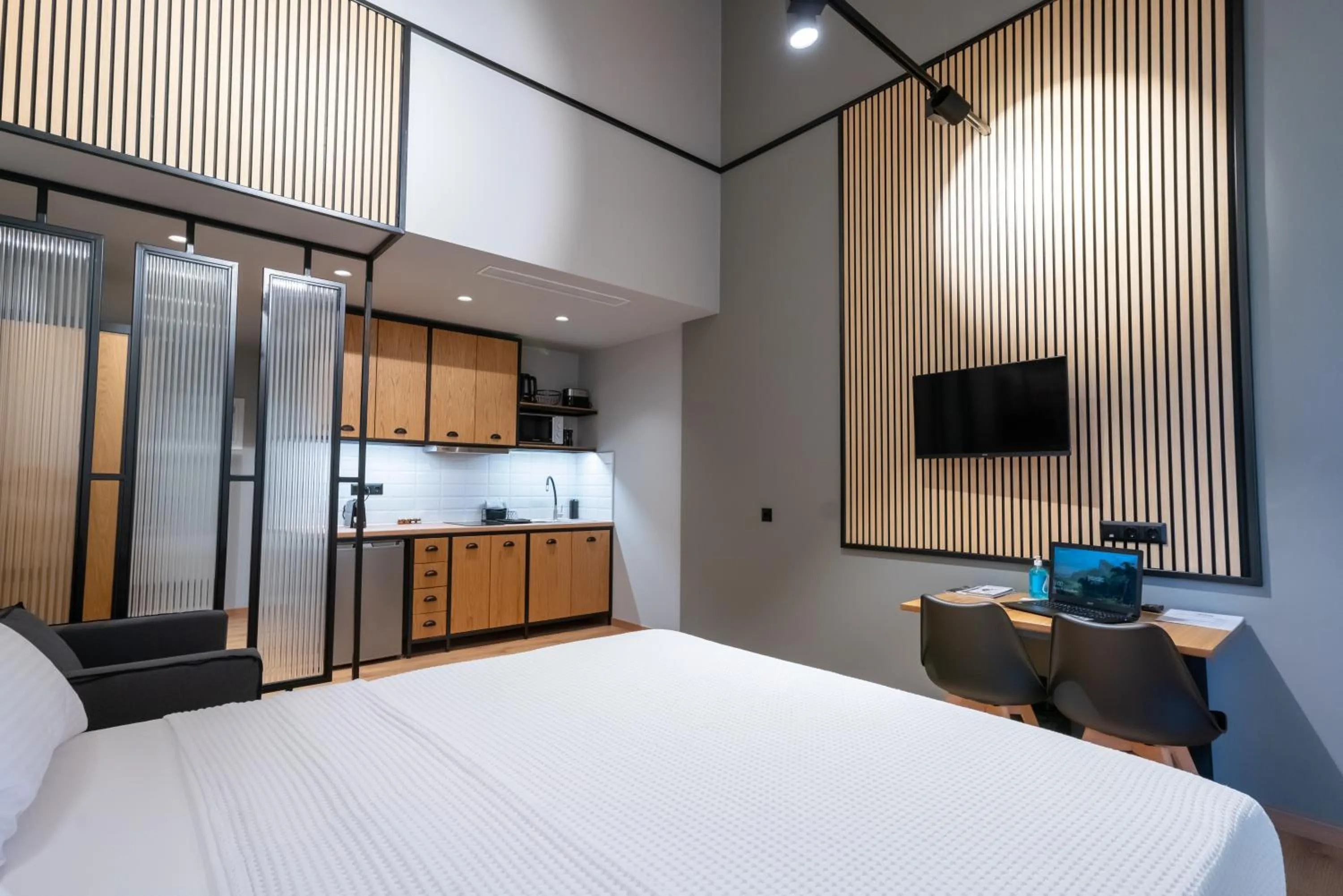 Bed in Kraka Apartments