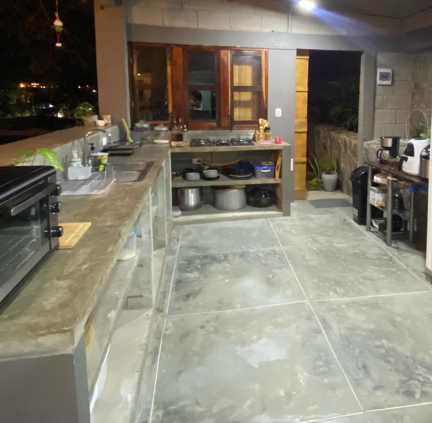 Kitchen or kitchenette in Casa Playa Puerto luz