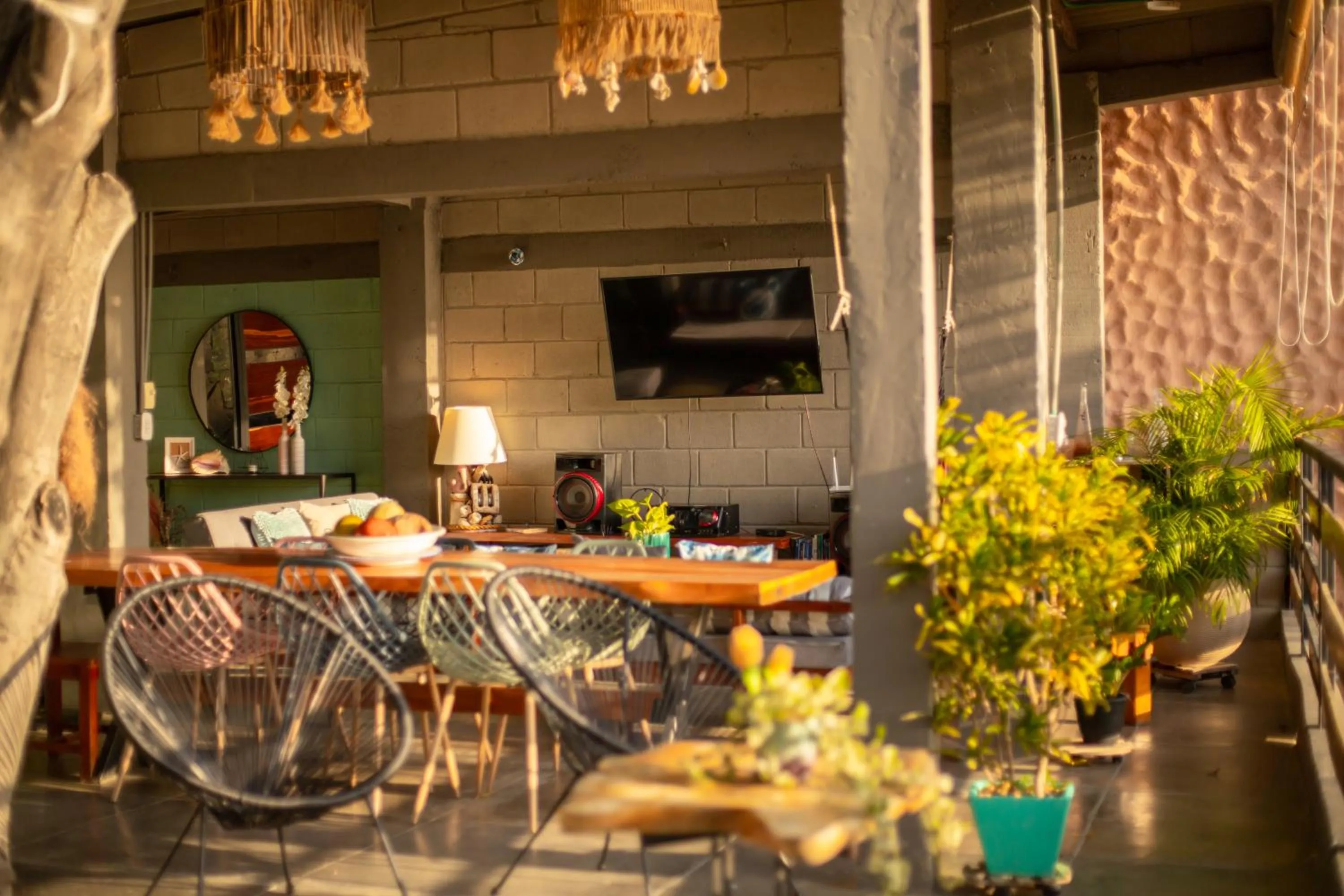Dining area in Casa Playa Puerto luz