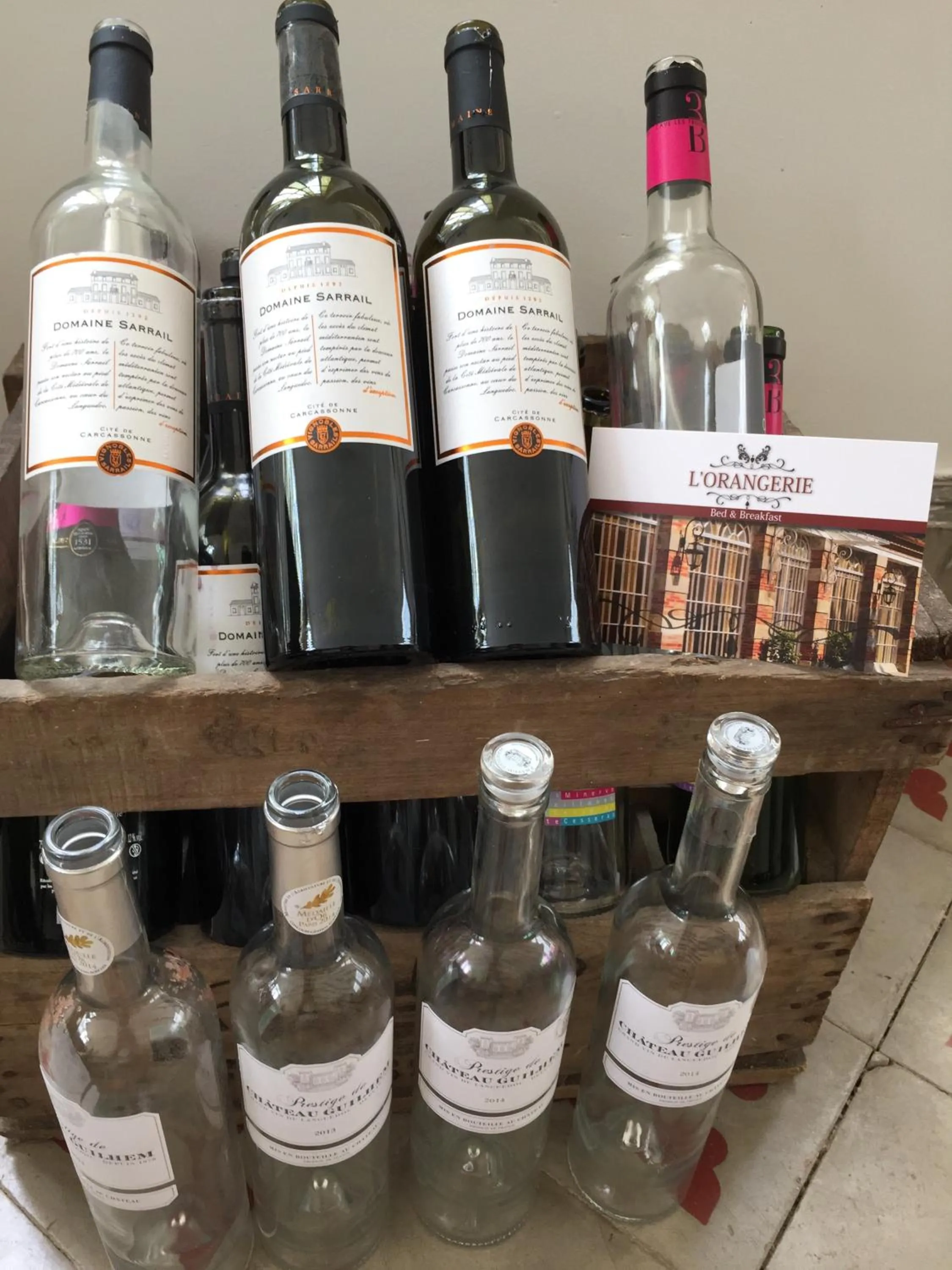 Decorative detail, Drinks in Bed & Breakfast L'Orangerie