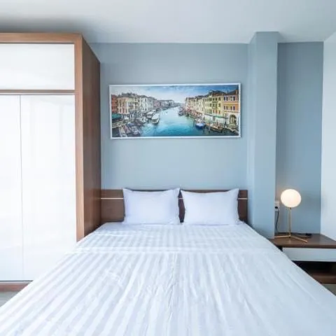 Bed in Hoàng Anh Hotel