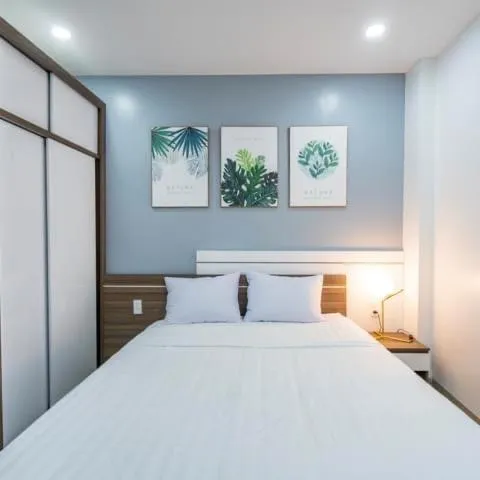 Bed in Hoàng Anh Hotel