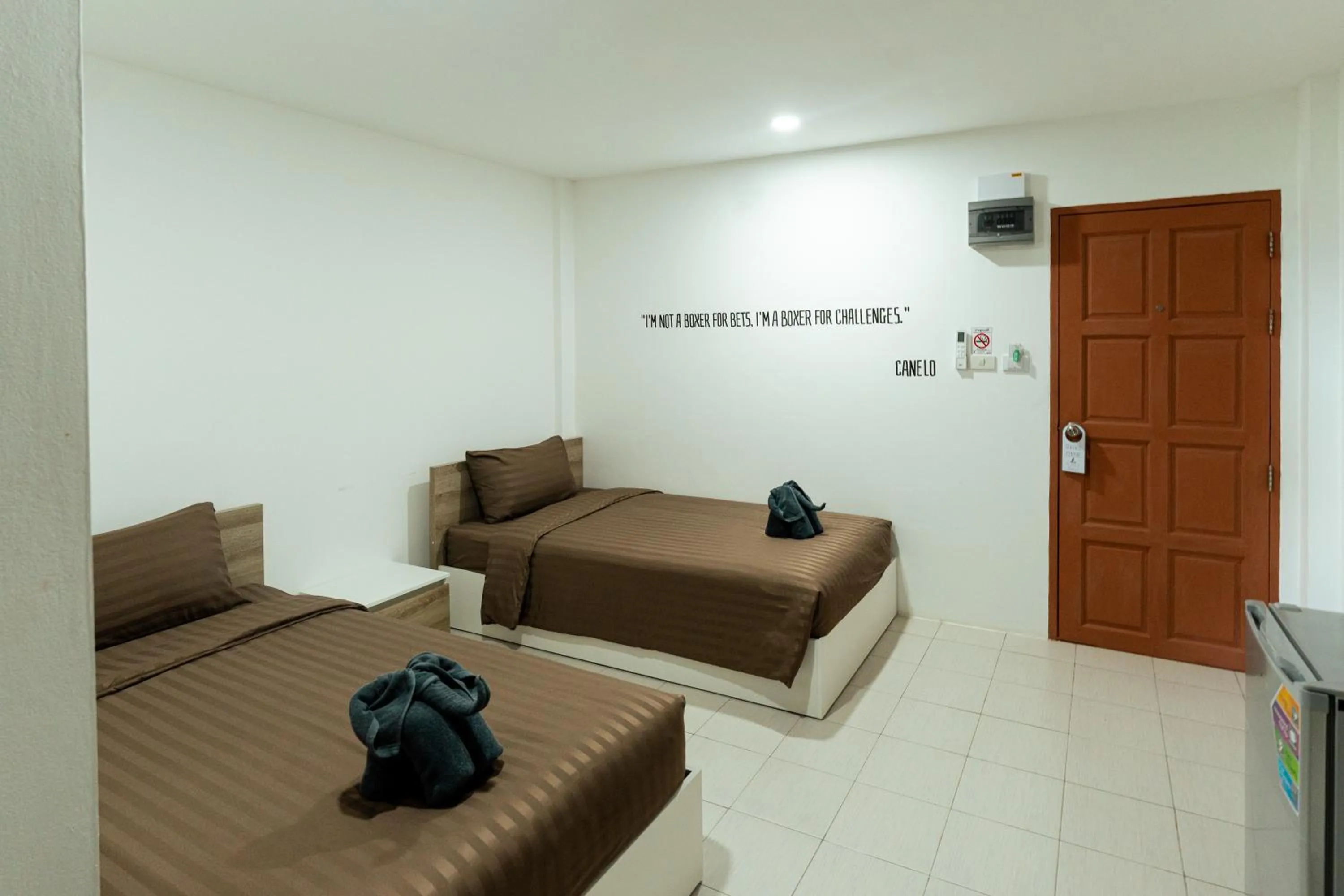 Bed in Apollo Hotel Chalong