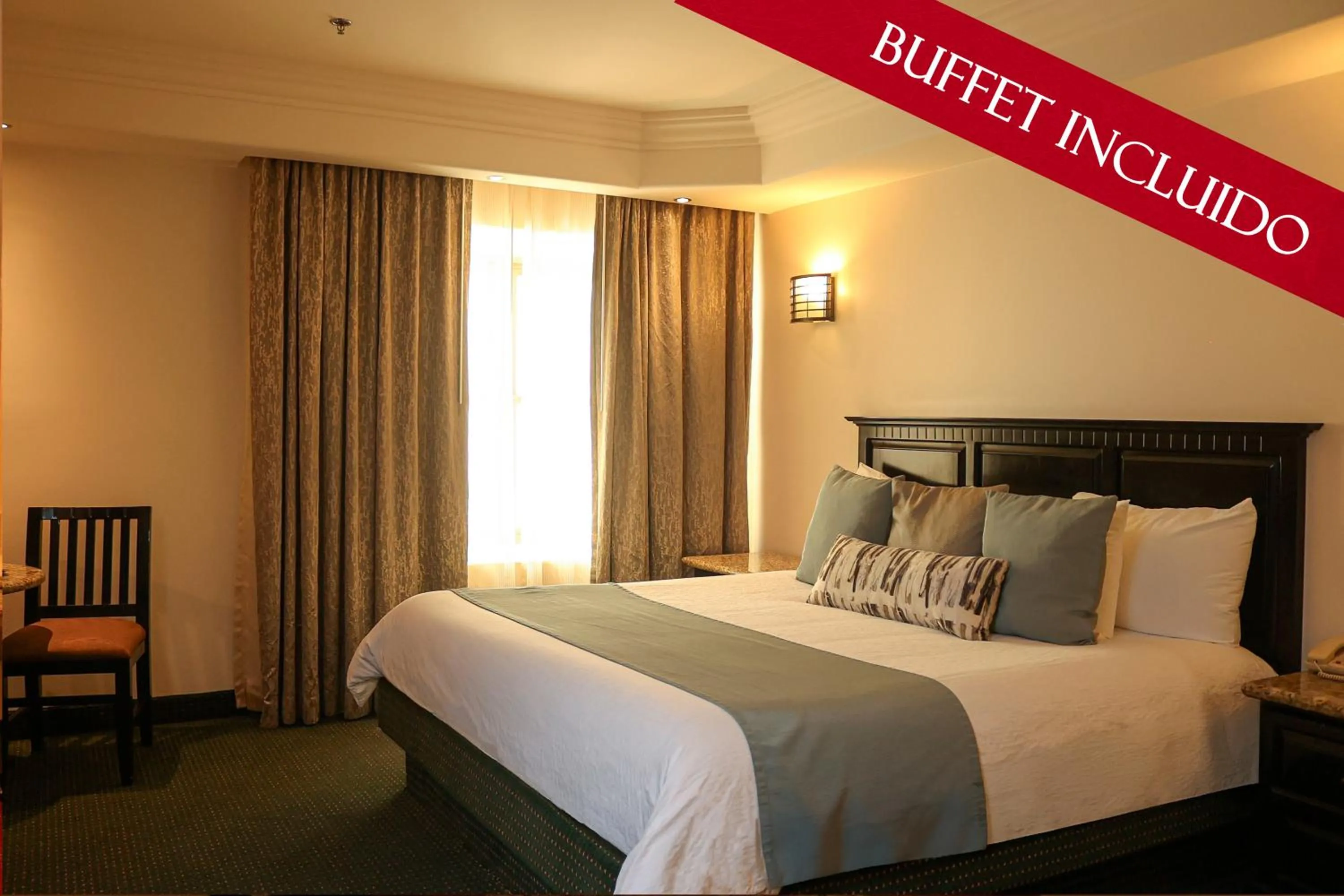 Bed in Hotel Ticuán