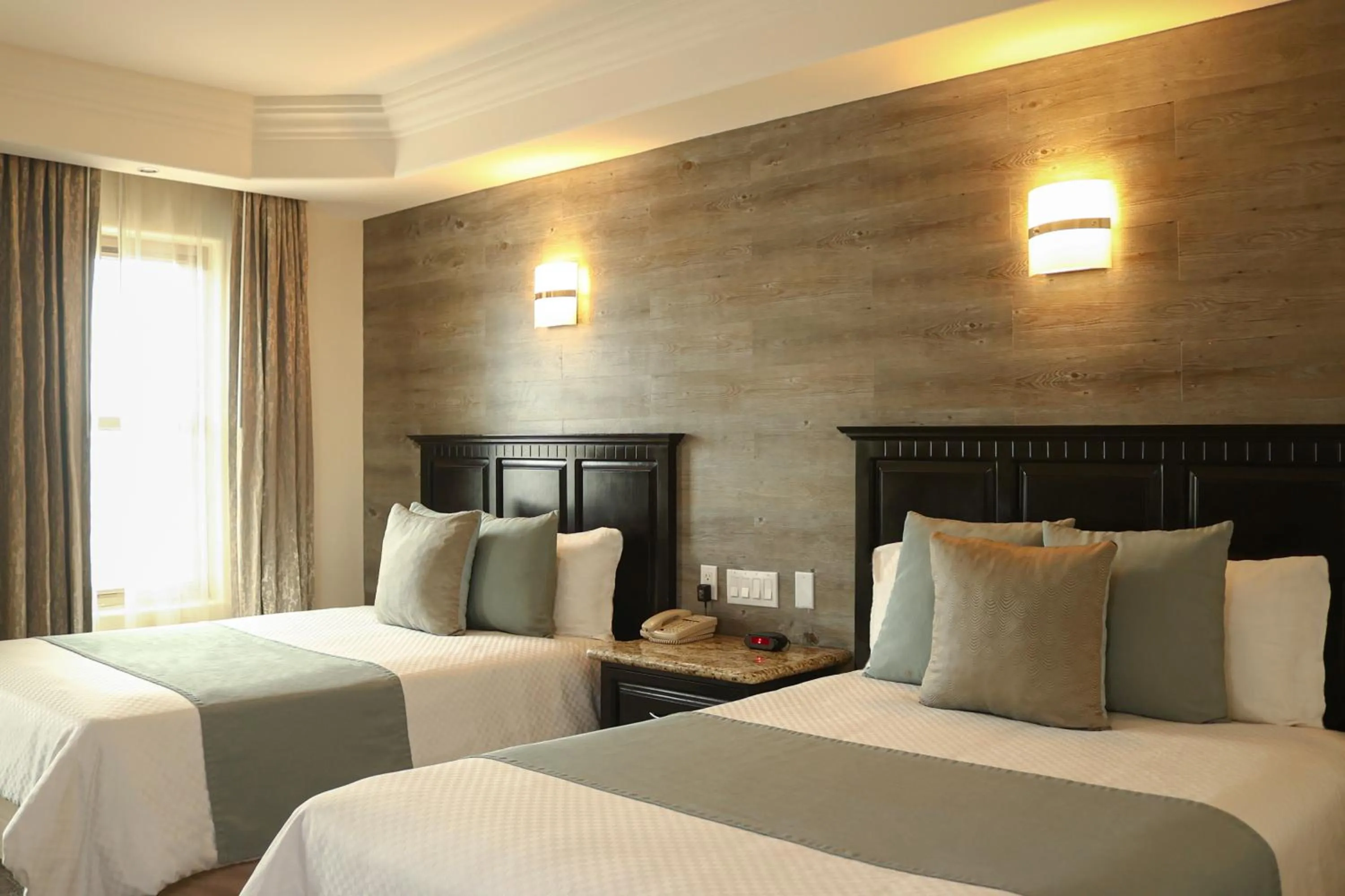 Bed in Hotel Ticuán