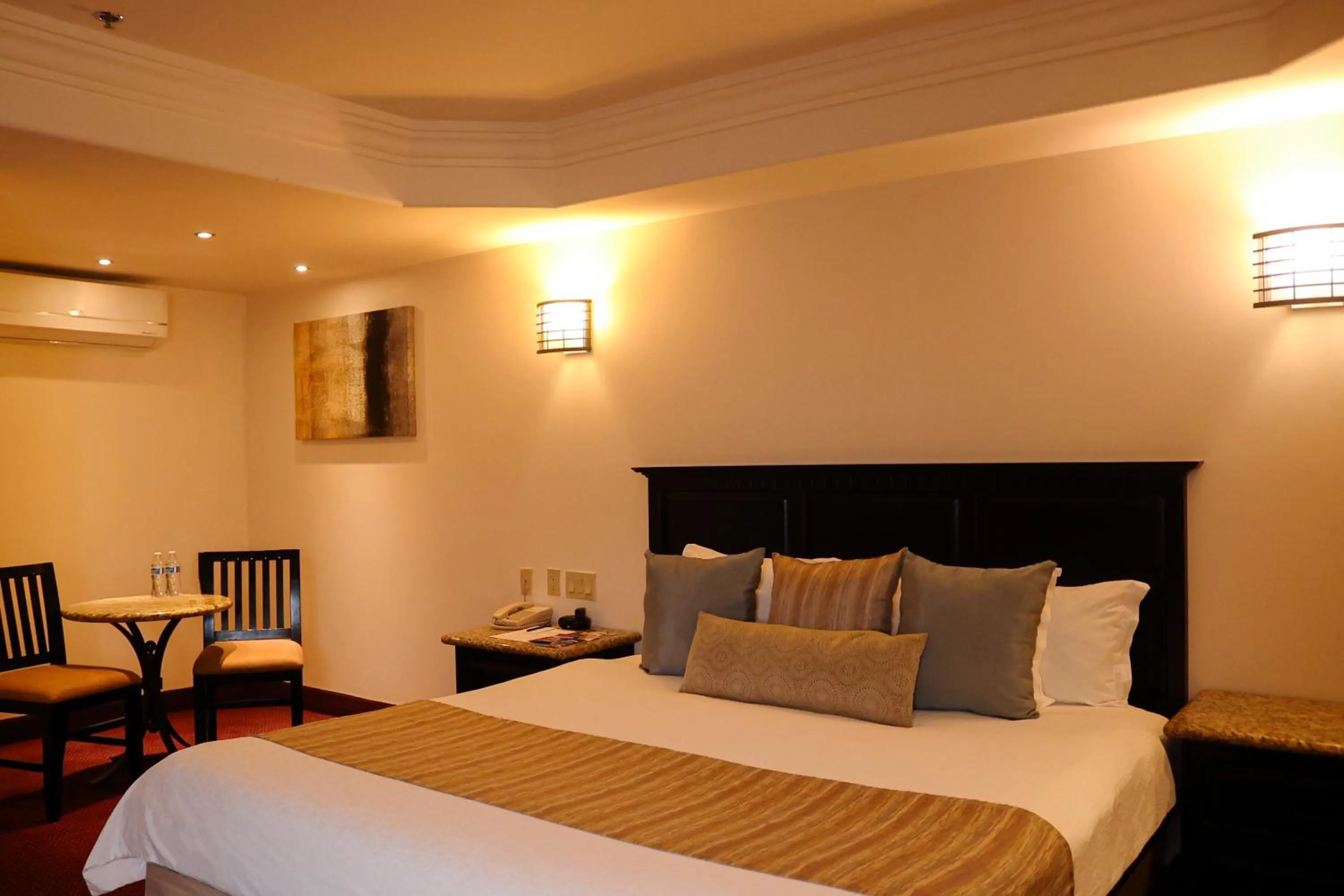 Bed in Hotel Ticuán