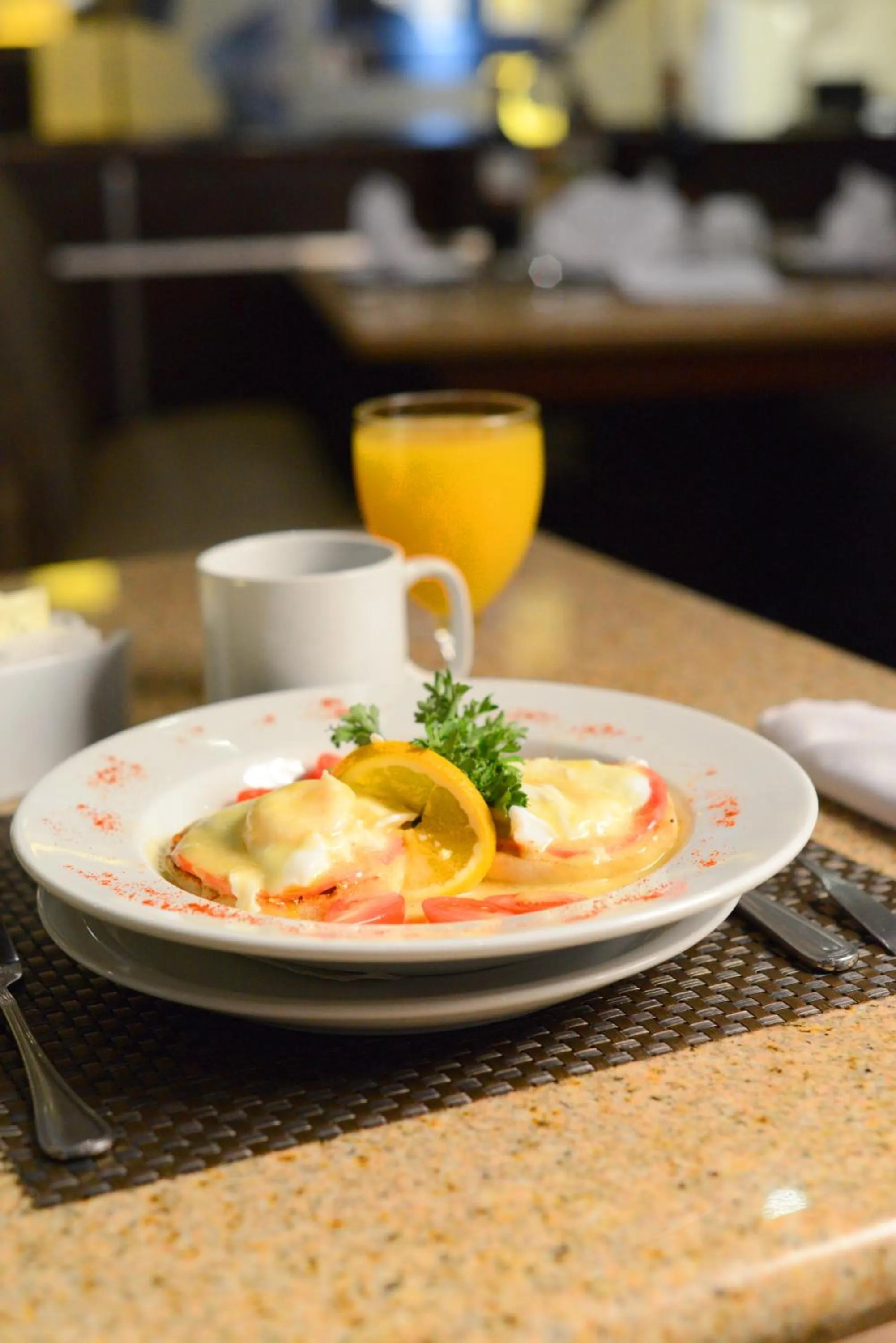 Continental breakfast in Hotel Ticuán