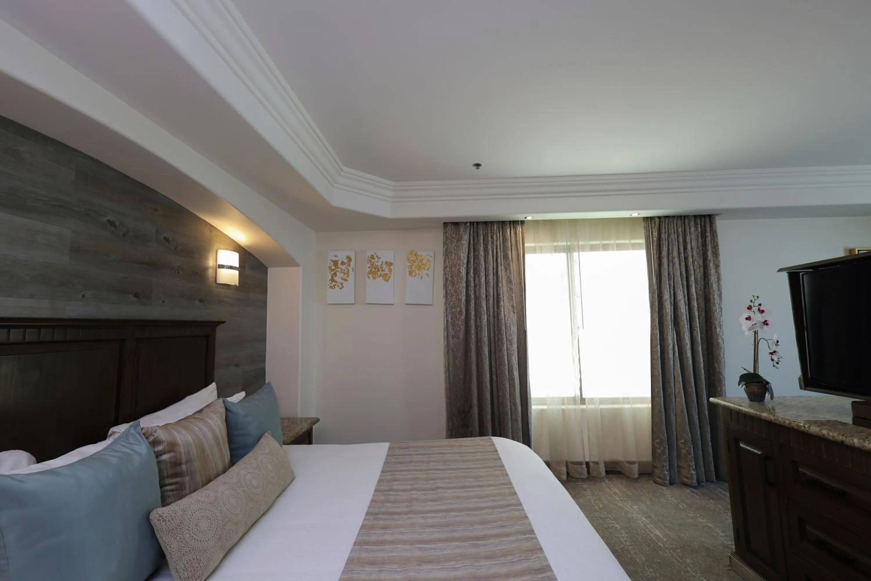 Bed in Hotel Ticuán