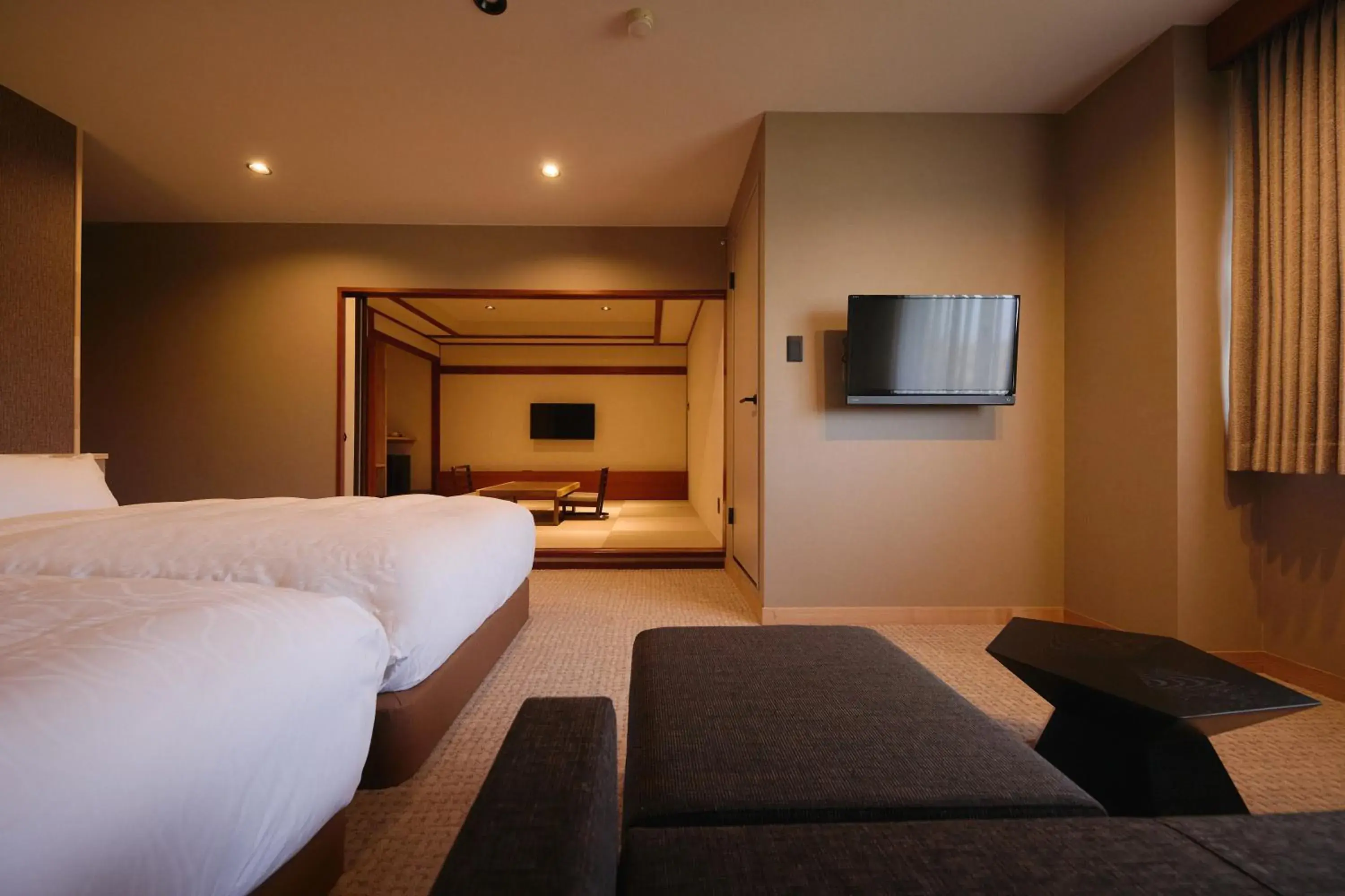 Adult Only-Japanese Western Room with Open-Air Bath - single occupancy in Akiu Fuga Adult Only-Japanese Western Room with Open-Air Bath - single occupancy in Akiu Fuga