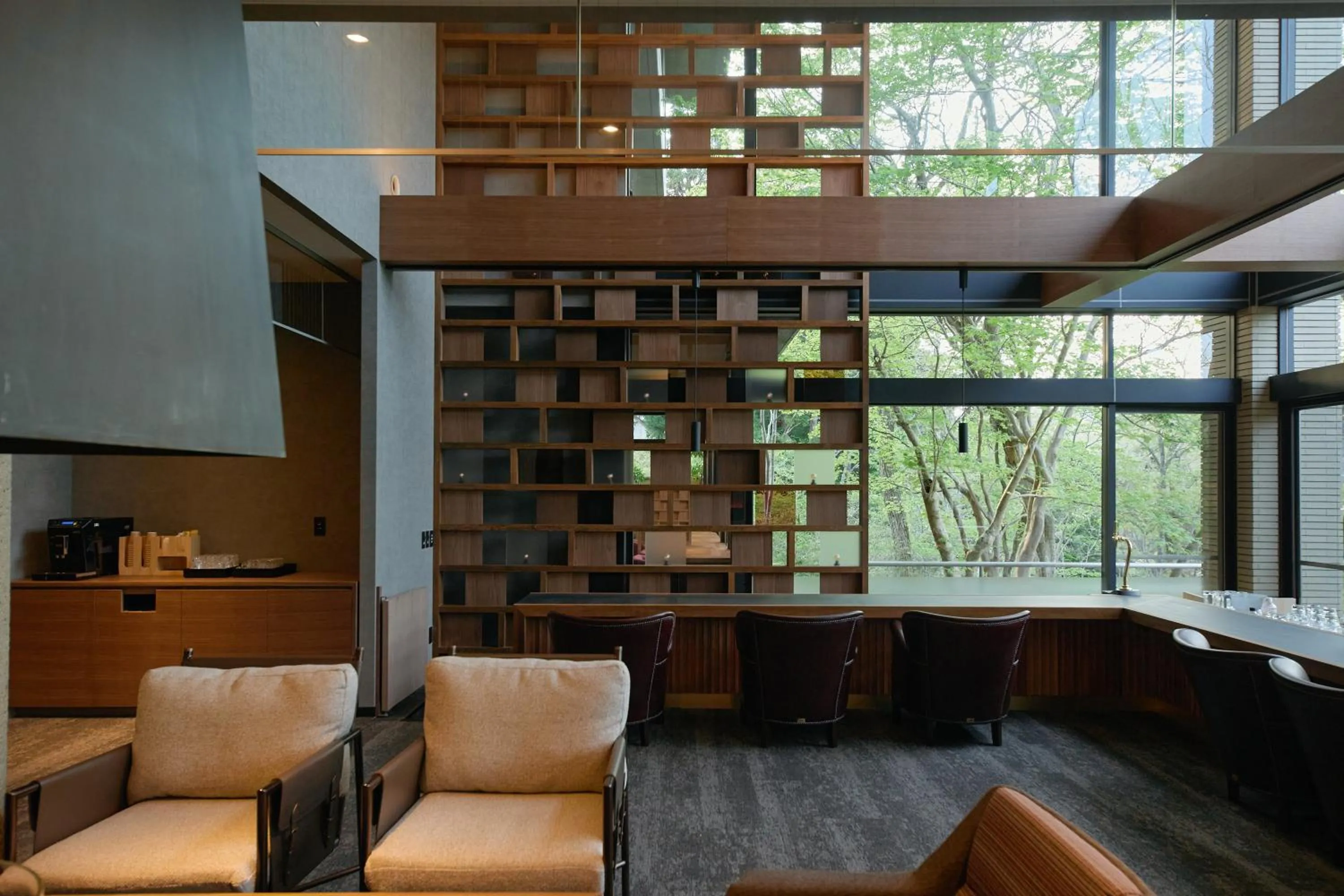 Lounge or bar in Akiu Fuga