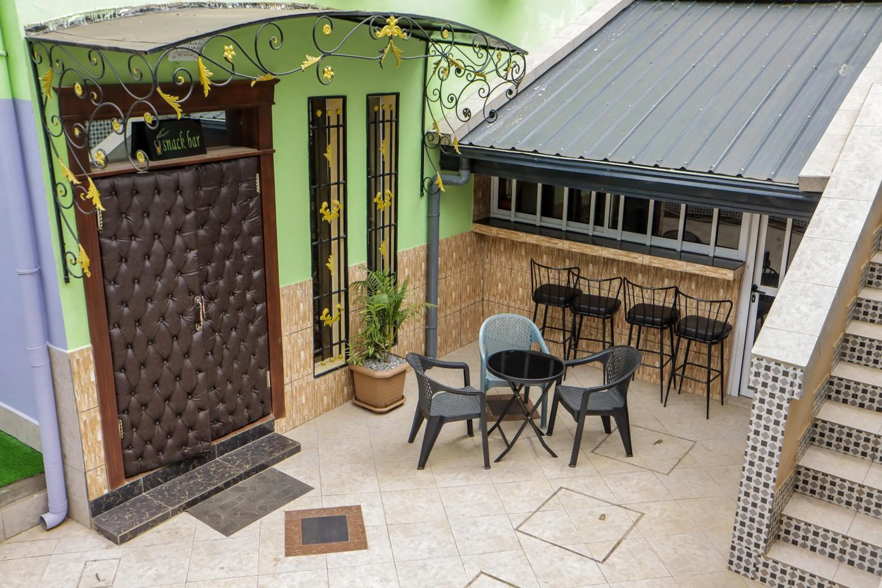 Patio in Hôtel The Place