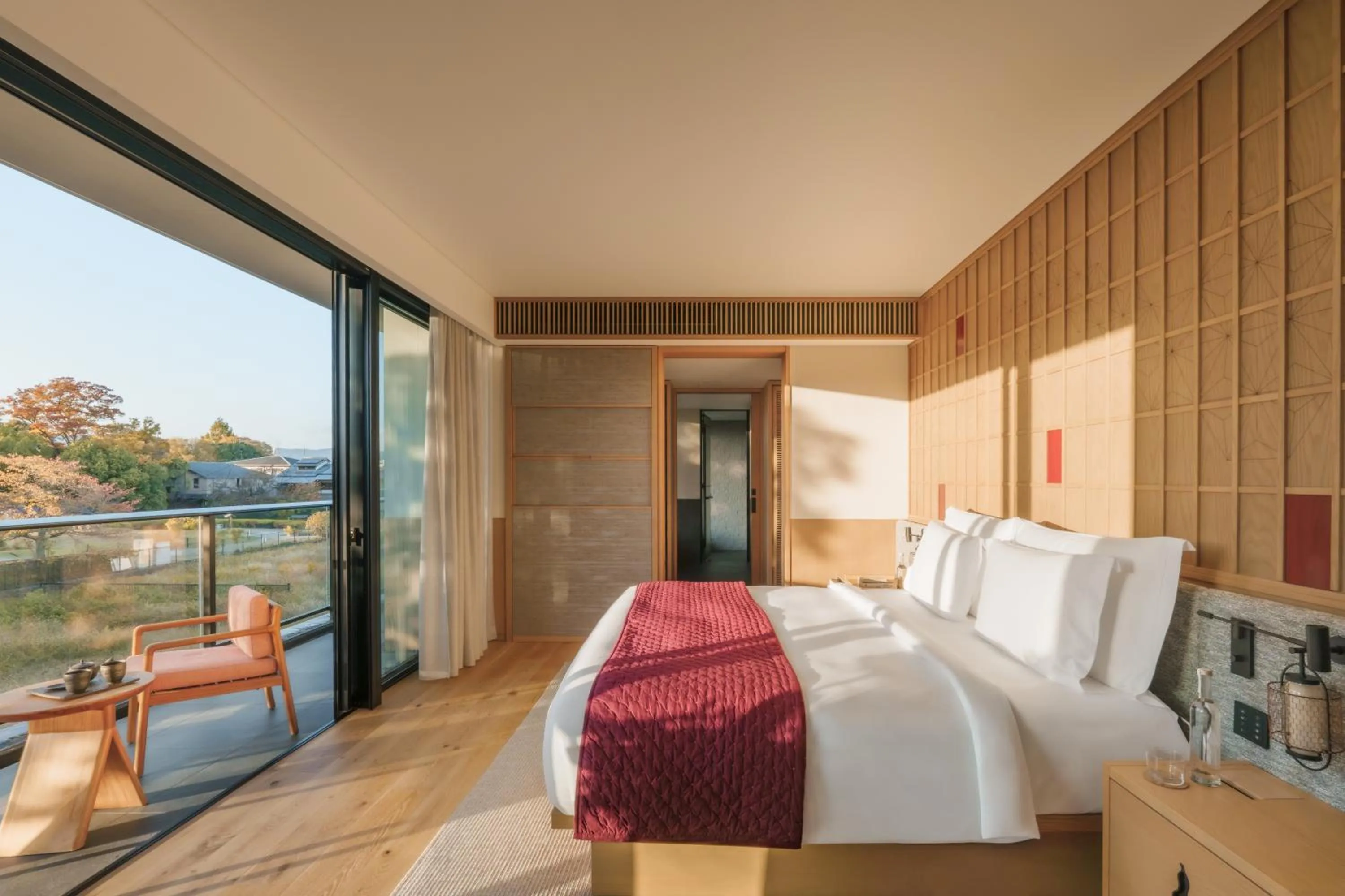Bed in Six Senses Kyoto