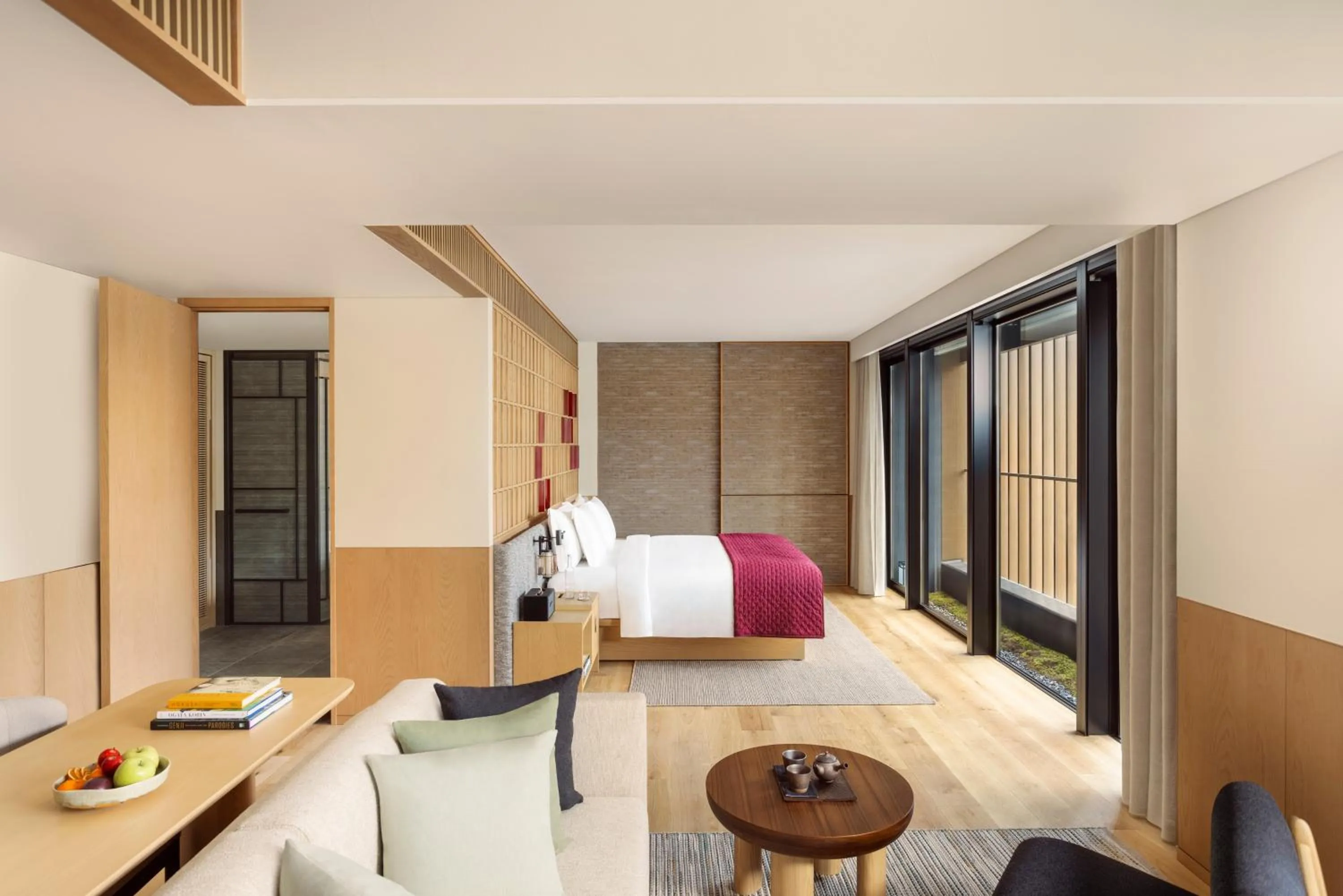 Bed in Six Senses Kyoto