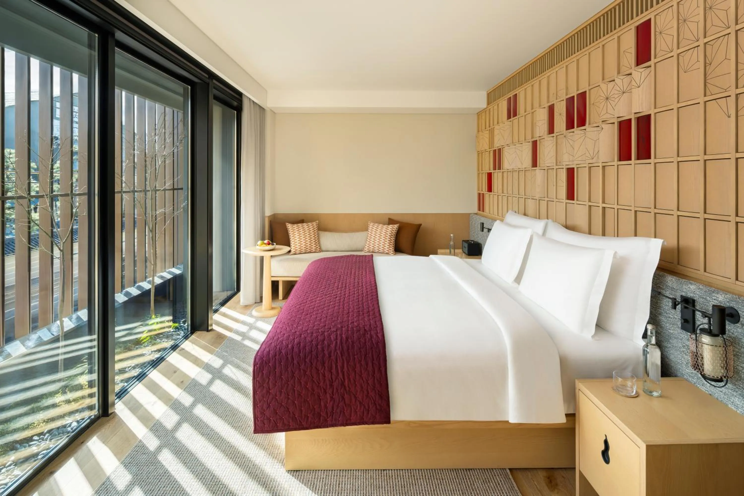 Bed in Six Senses Kyoto