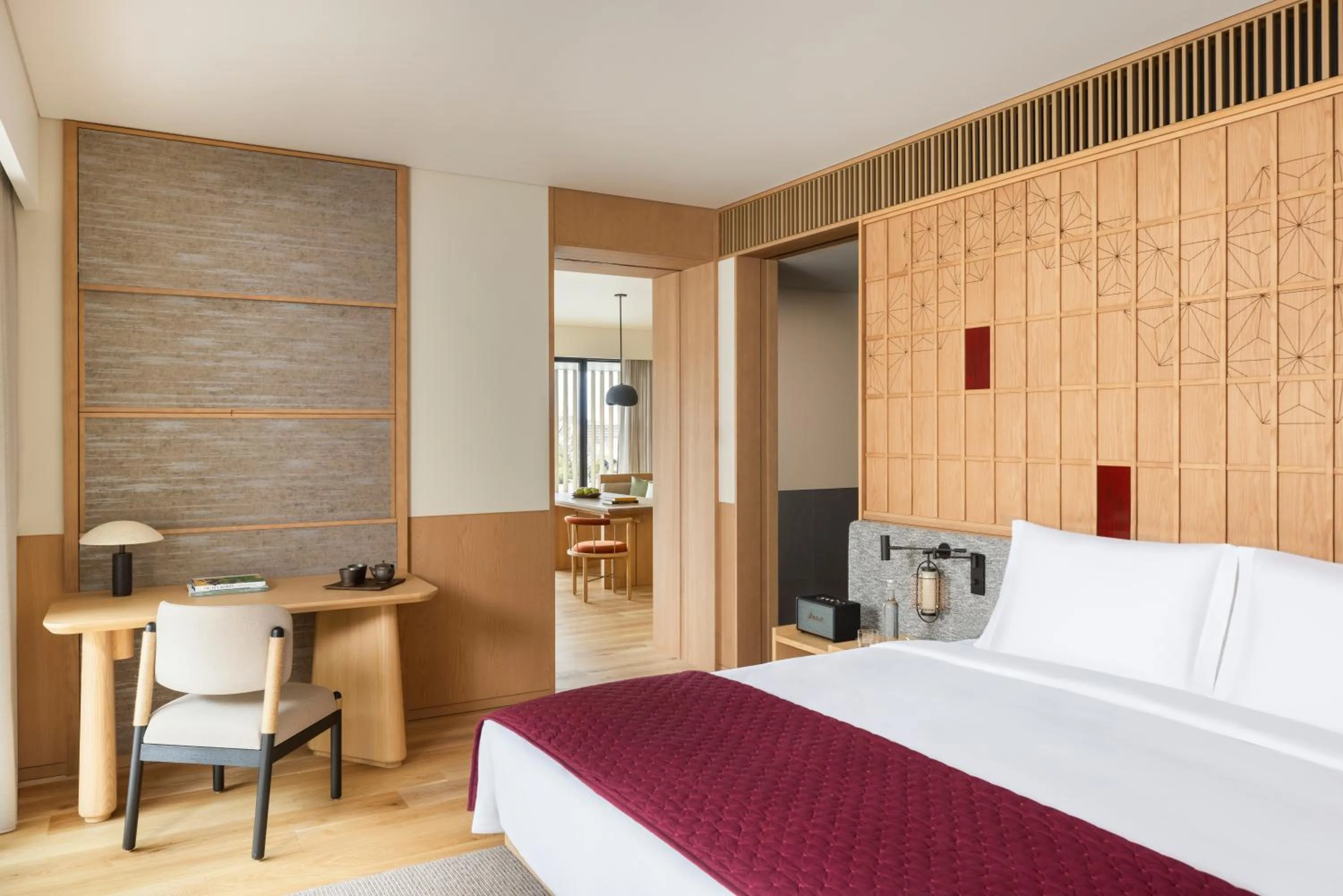 Bed in Six Senses Kyoto