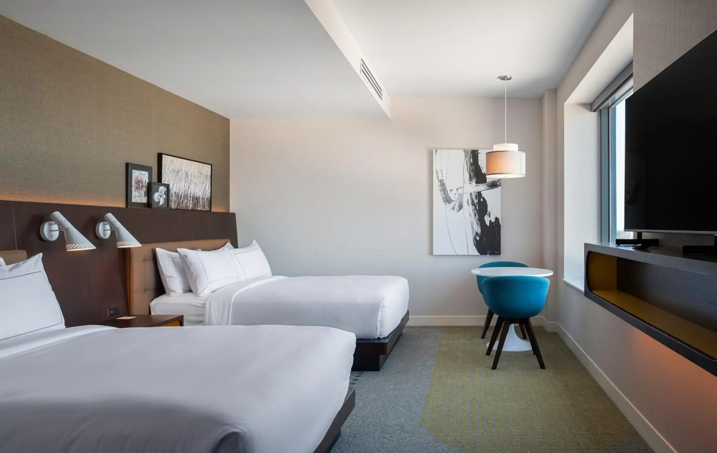 Queen Room with Two Queen Beds in Hilton Buena Park Anaheim Queen Room with Two Queen Beds in Hilton Buena Park Anaheim