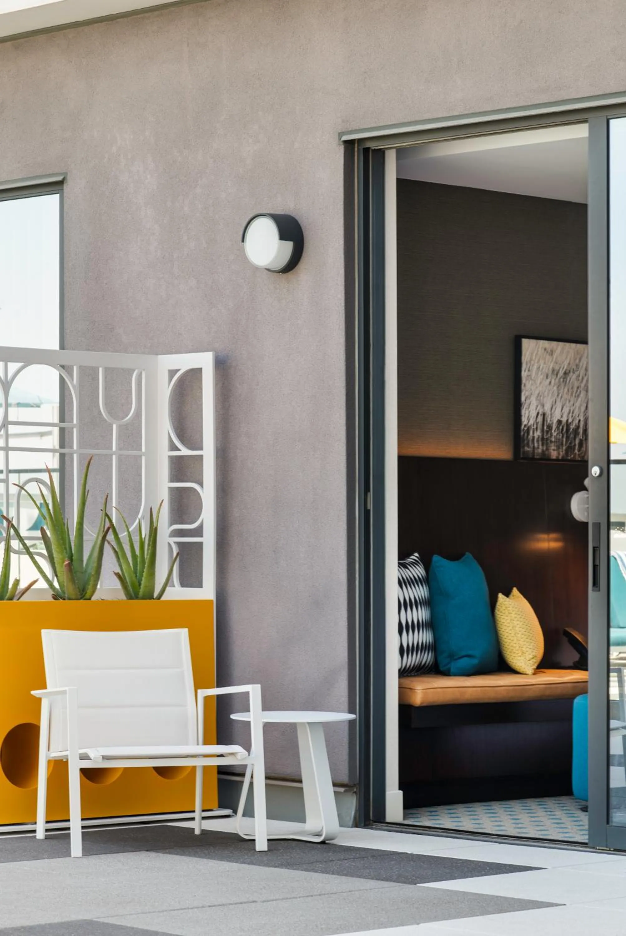 Patio in Hilton Buena Park Anaheim