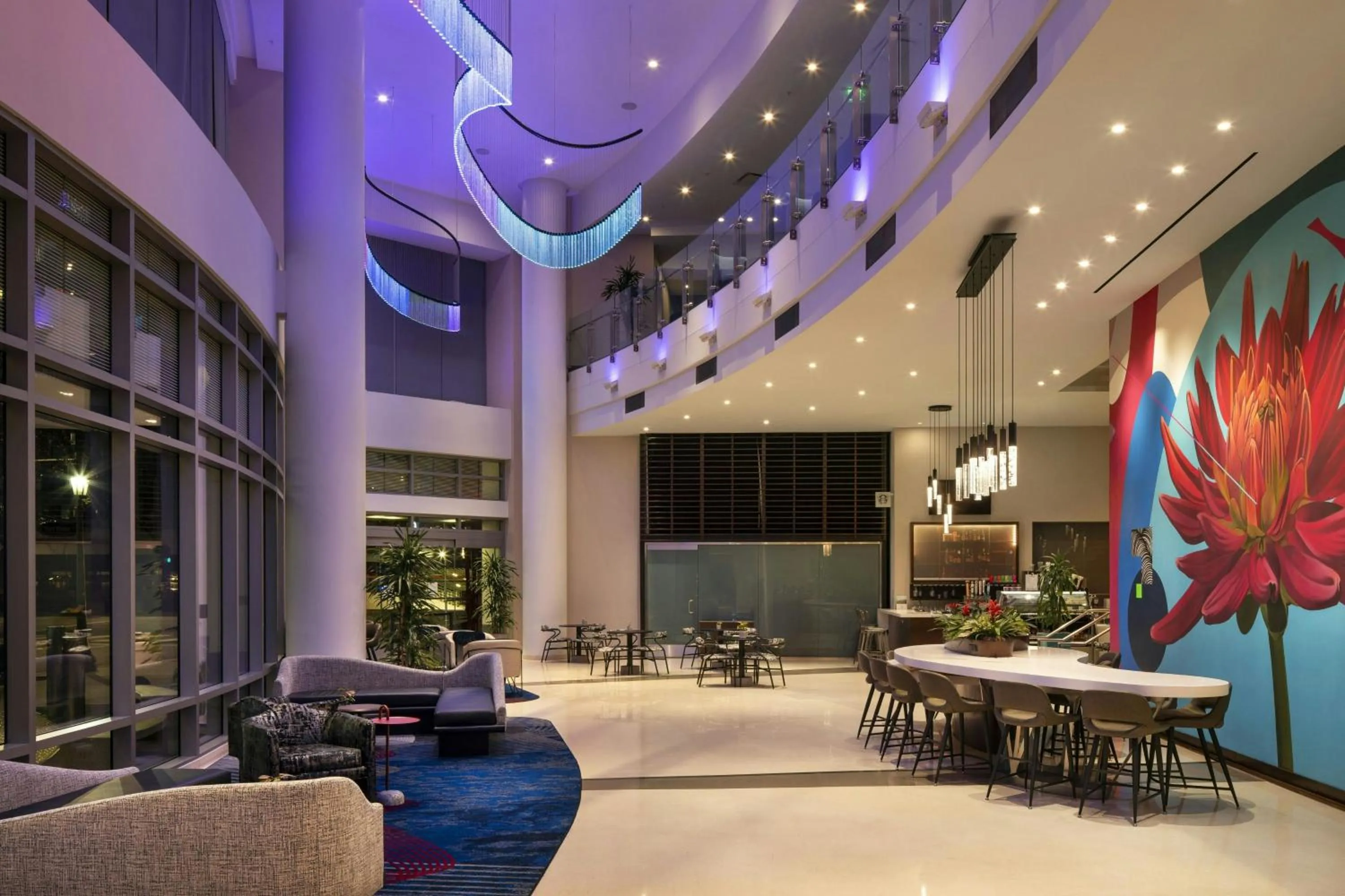 Lobby or reception in Courtyard by Marriott Los Angeles L.A. LIVE