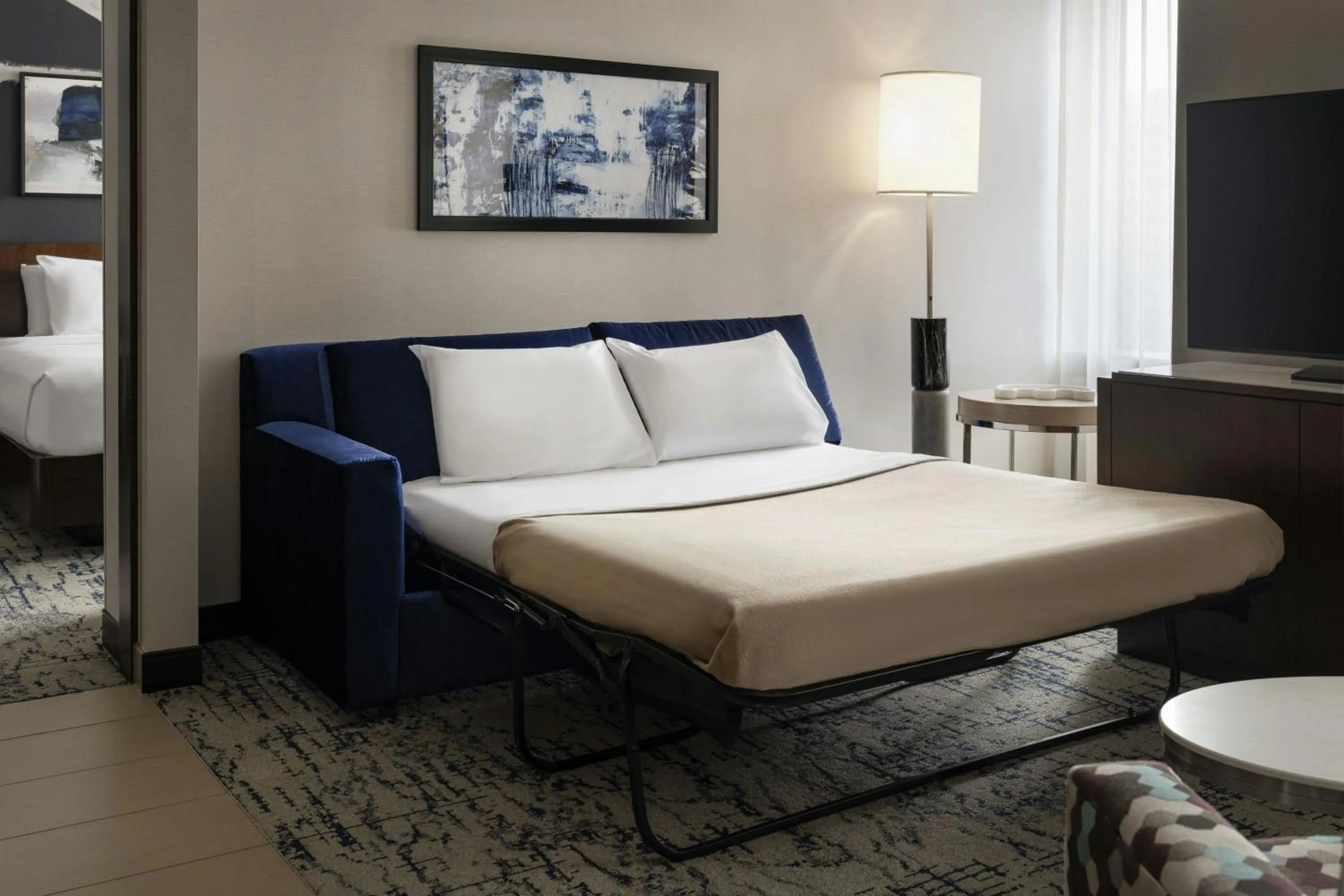 Bedroom, Bed in Residence Inn by Marriott Los Angeles L.A. LIVE