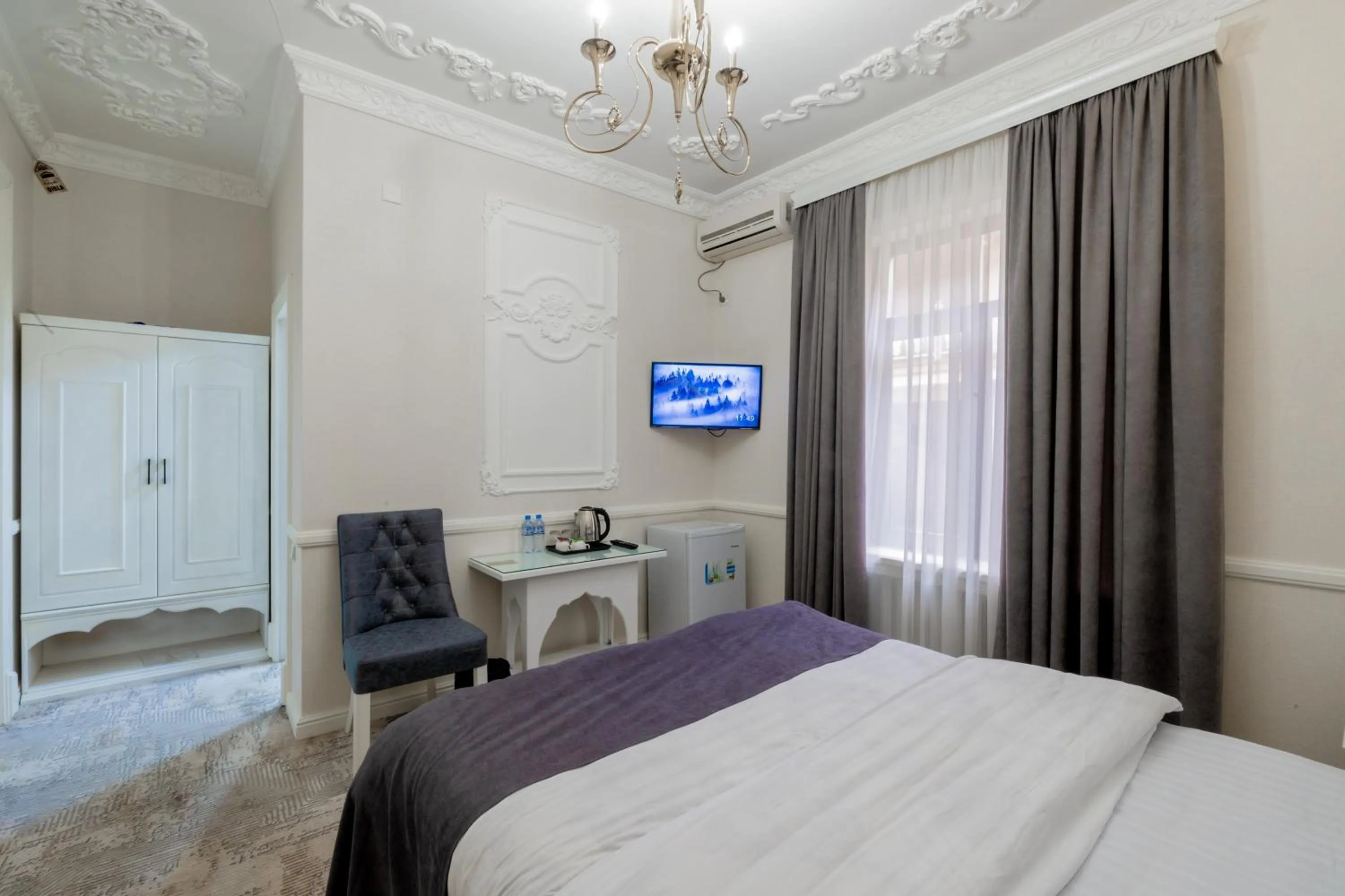 Bed in Hotel Billuri Sitora