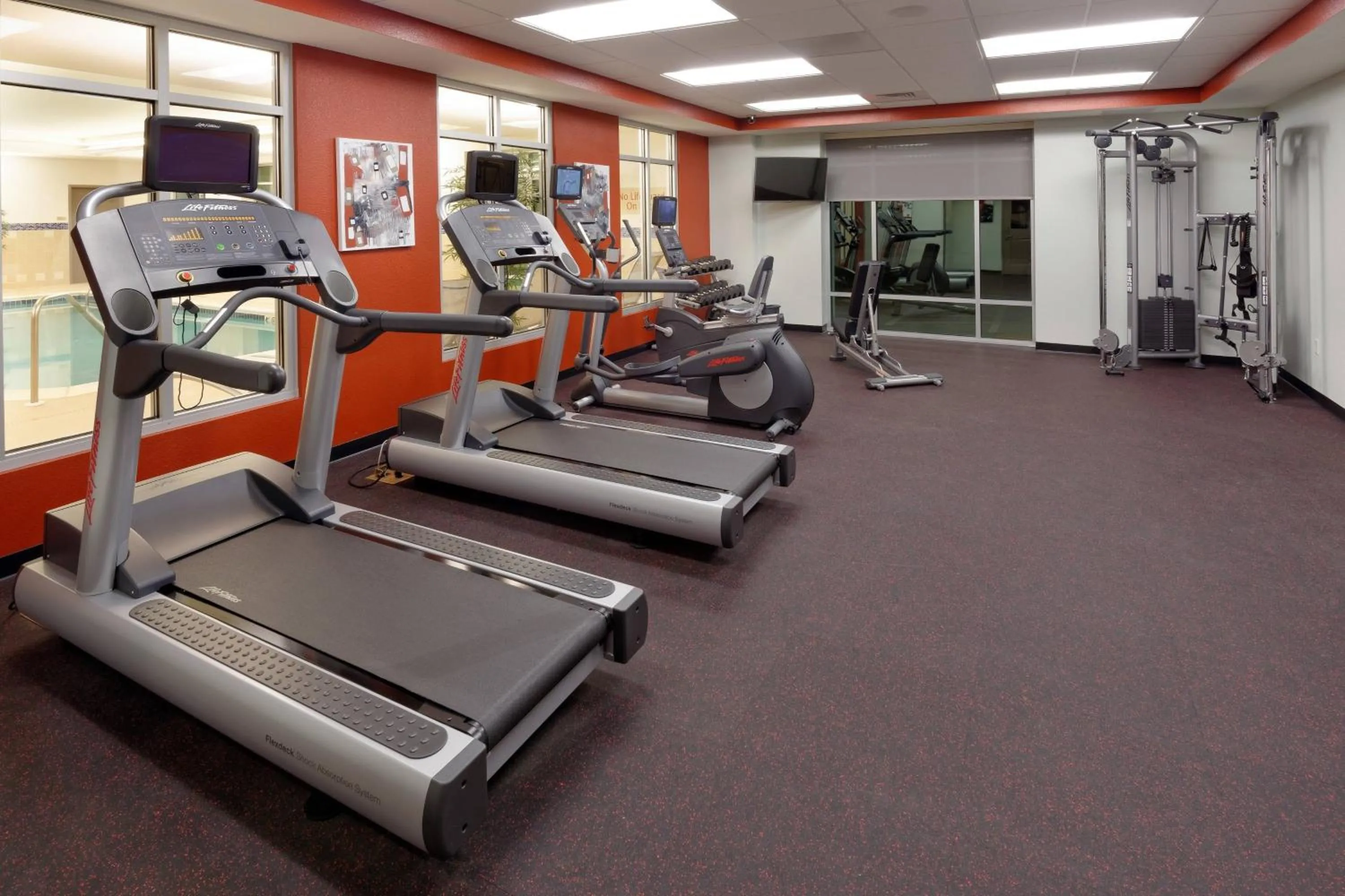 Fitness centre/facilities in TownePlace Suites by Marriott Springfield