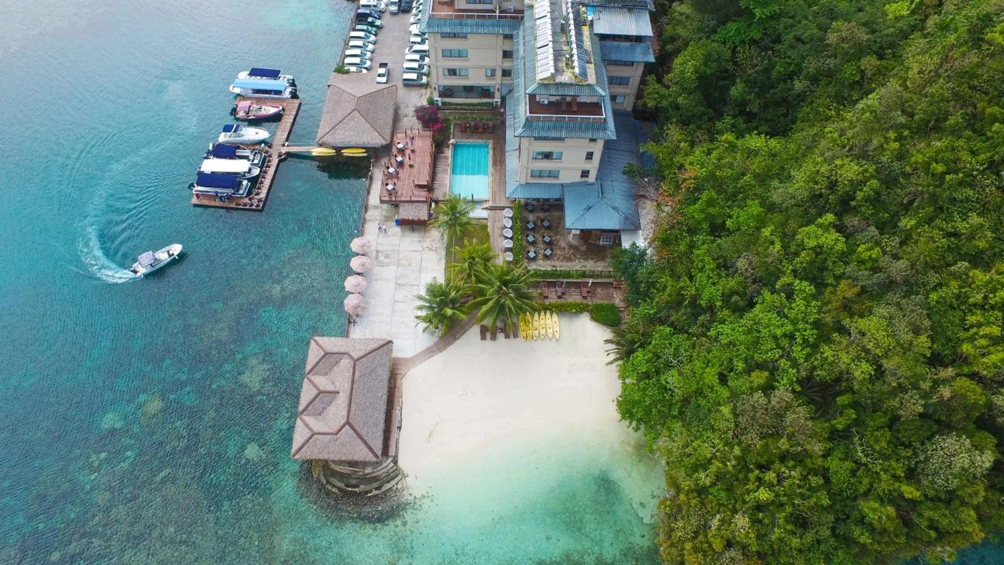 Bird's eye view in Sea Passion Hotel