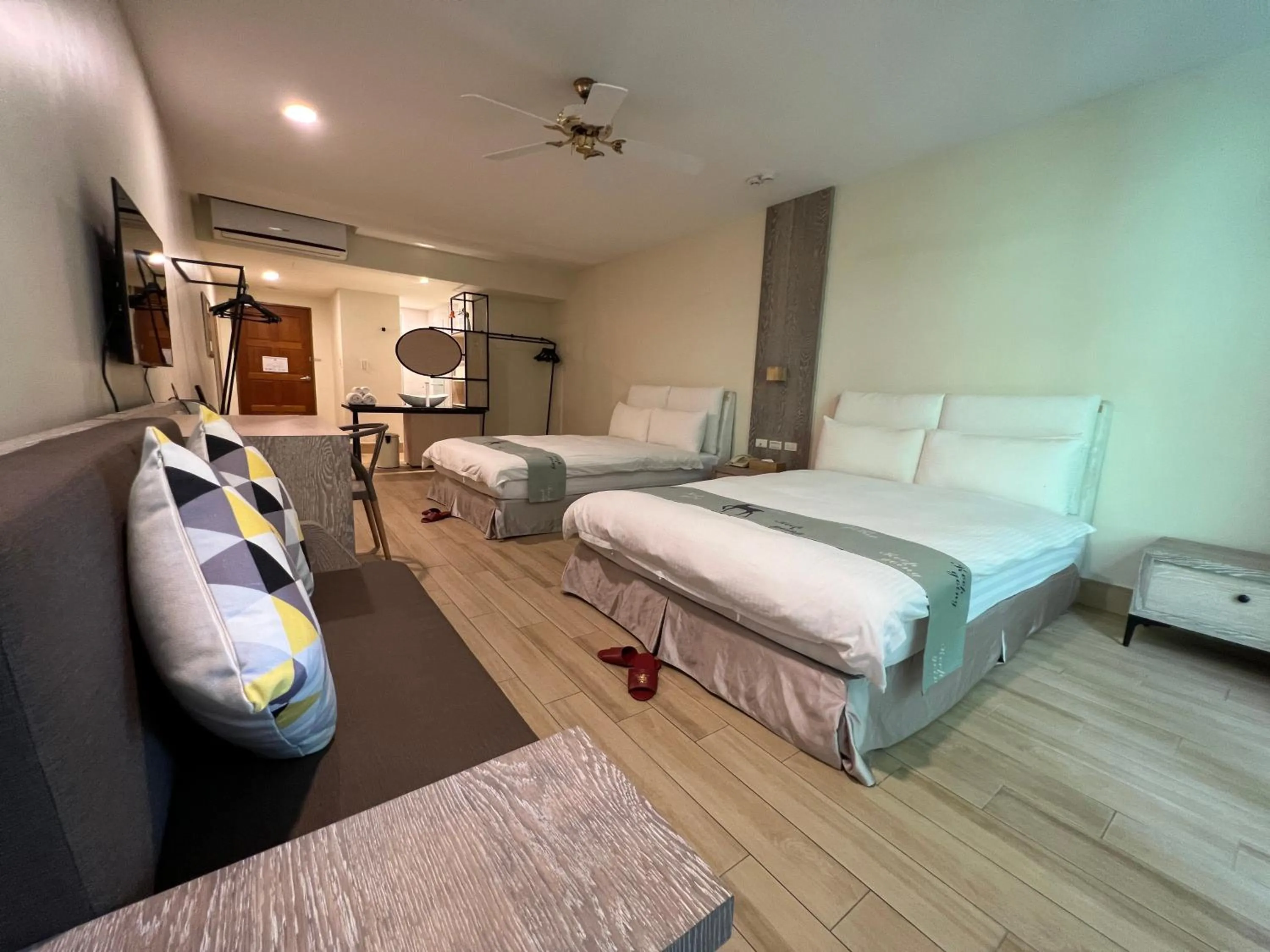 Photo of the whole room, Bed in Sea Passion Hotel