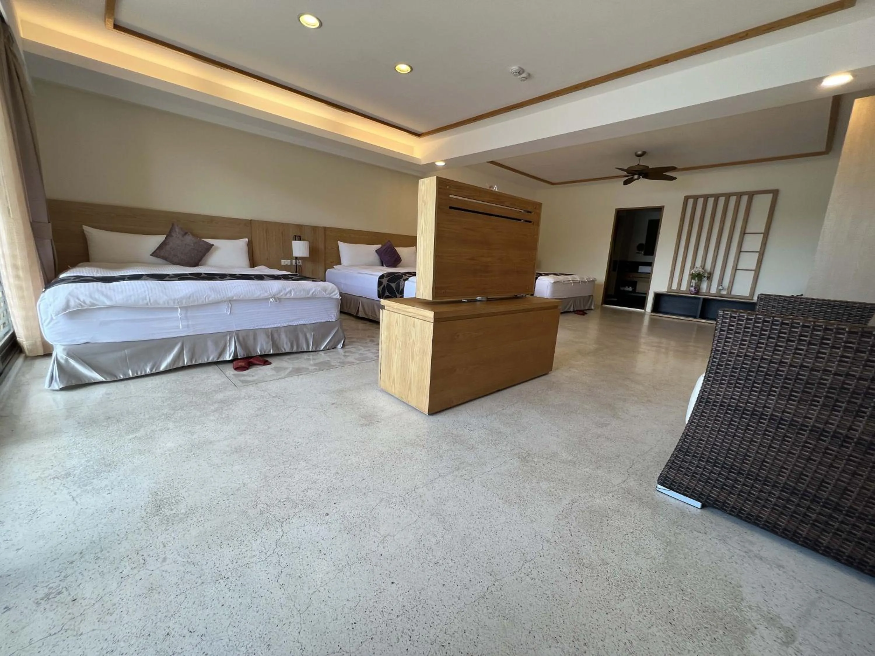Photo of the whole room, Bed in Sea Passion Hotel