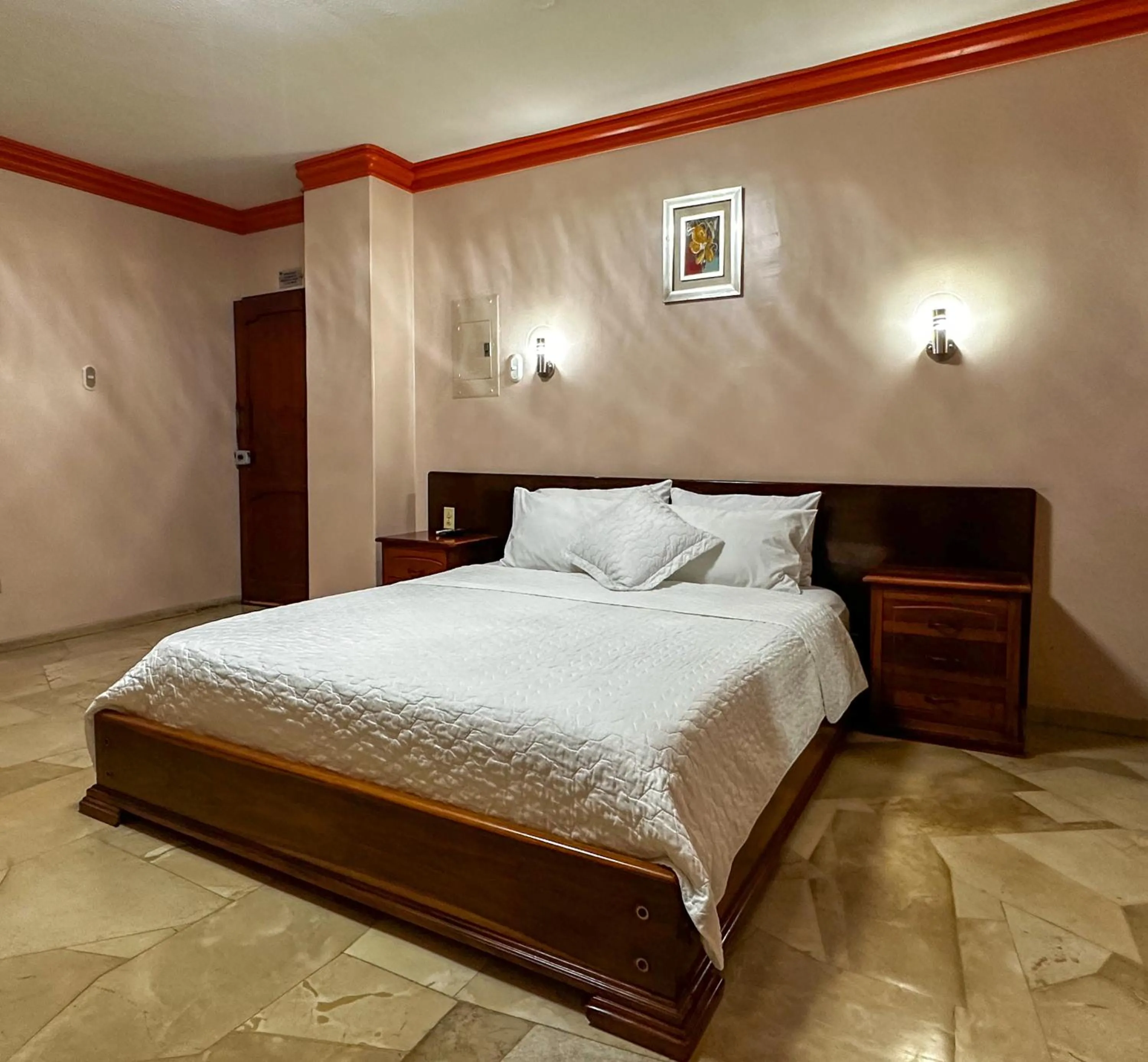 Bed in Hotel Bucaneiro