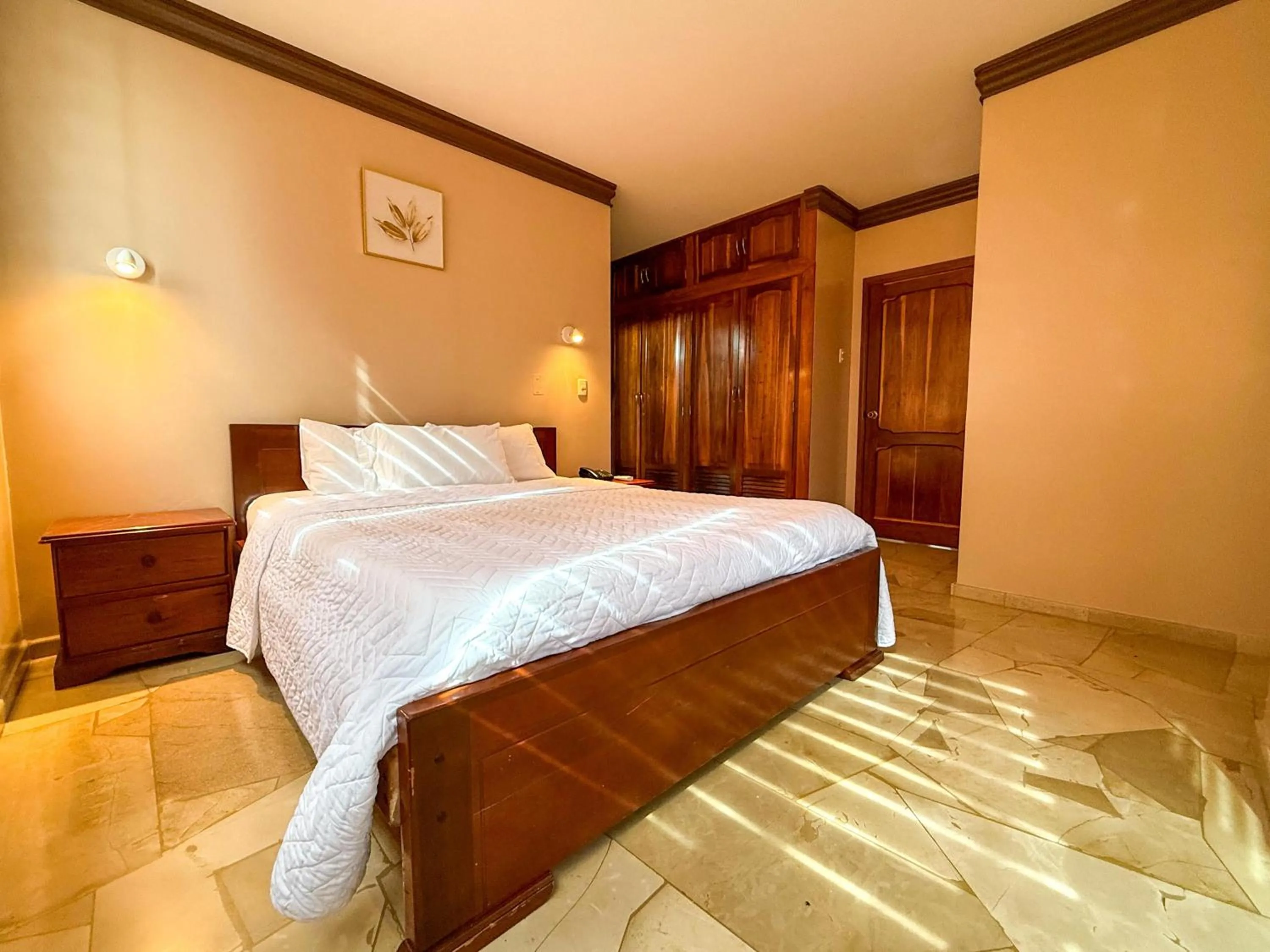 Bed in Hotel Bucaneiro