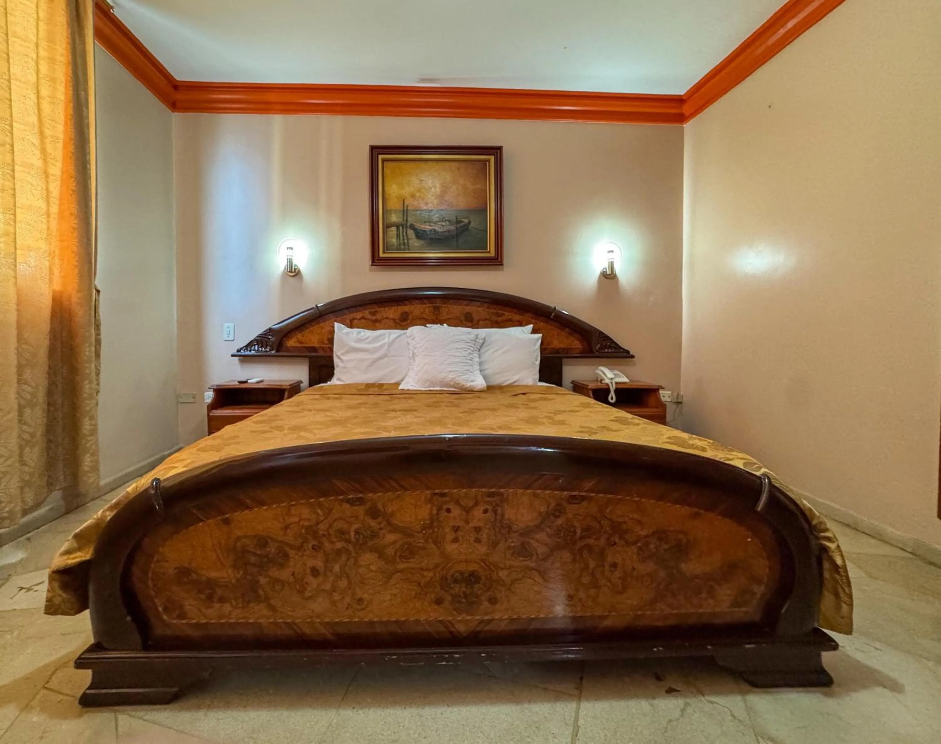 Bed in Hotel Bucaneiro