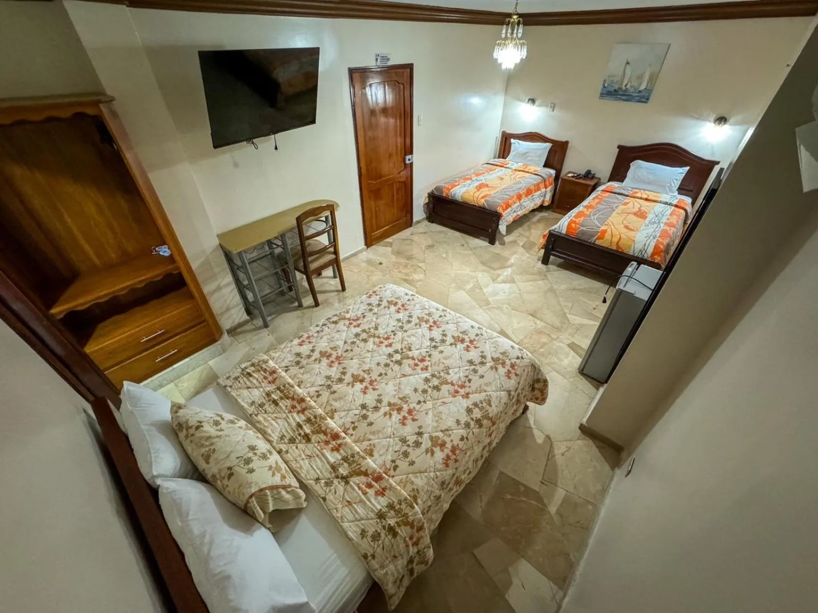 Bed in Hotel Bucaneiro