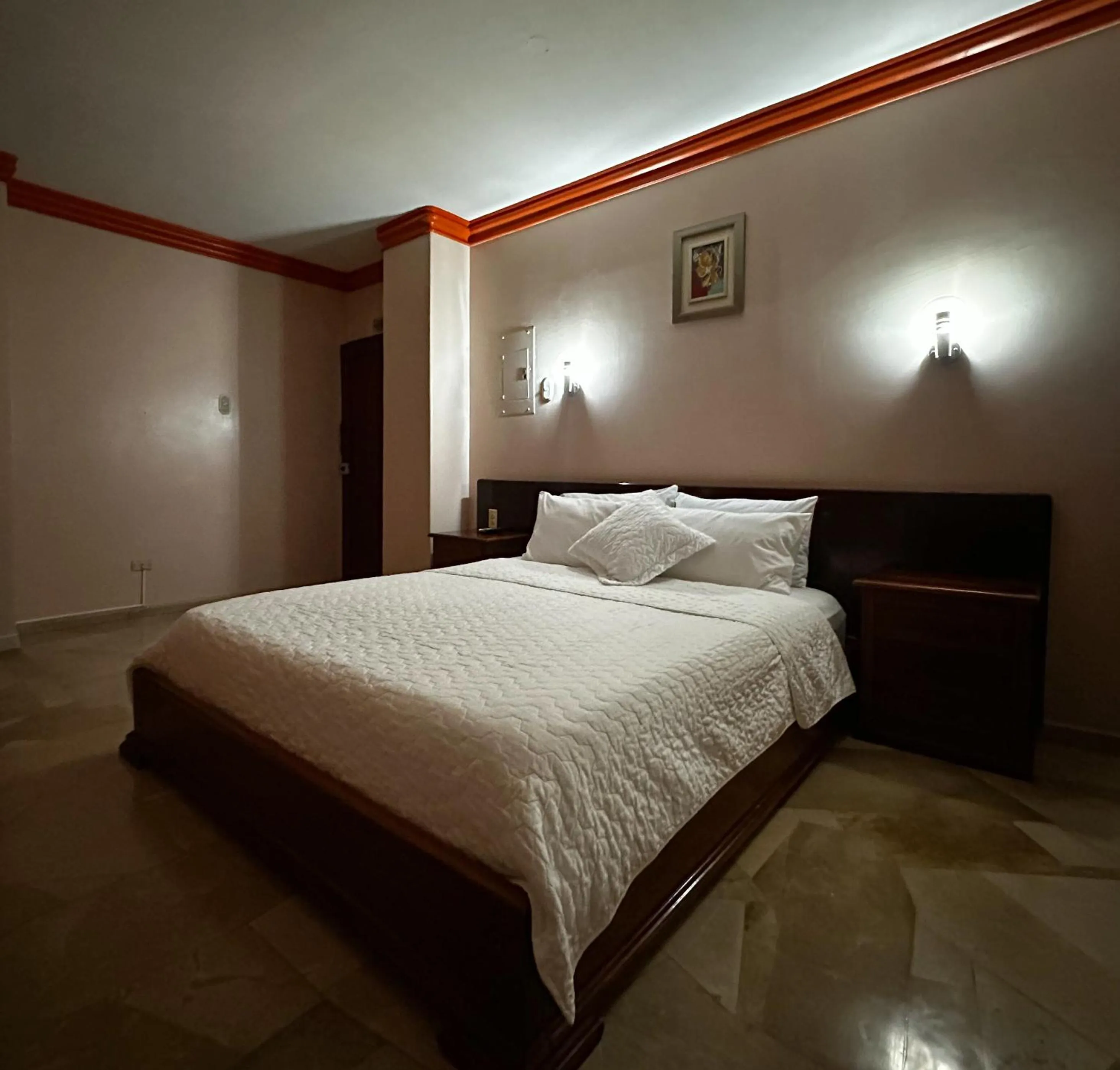 Bed in Hotel Bucaneiro