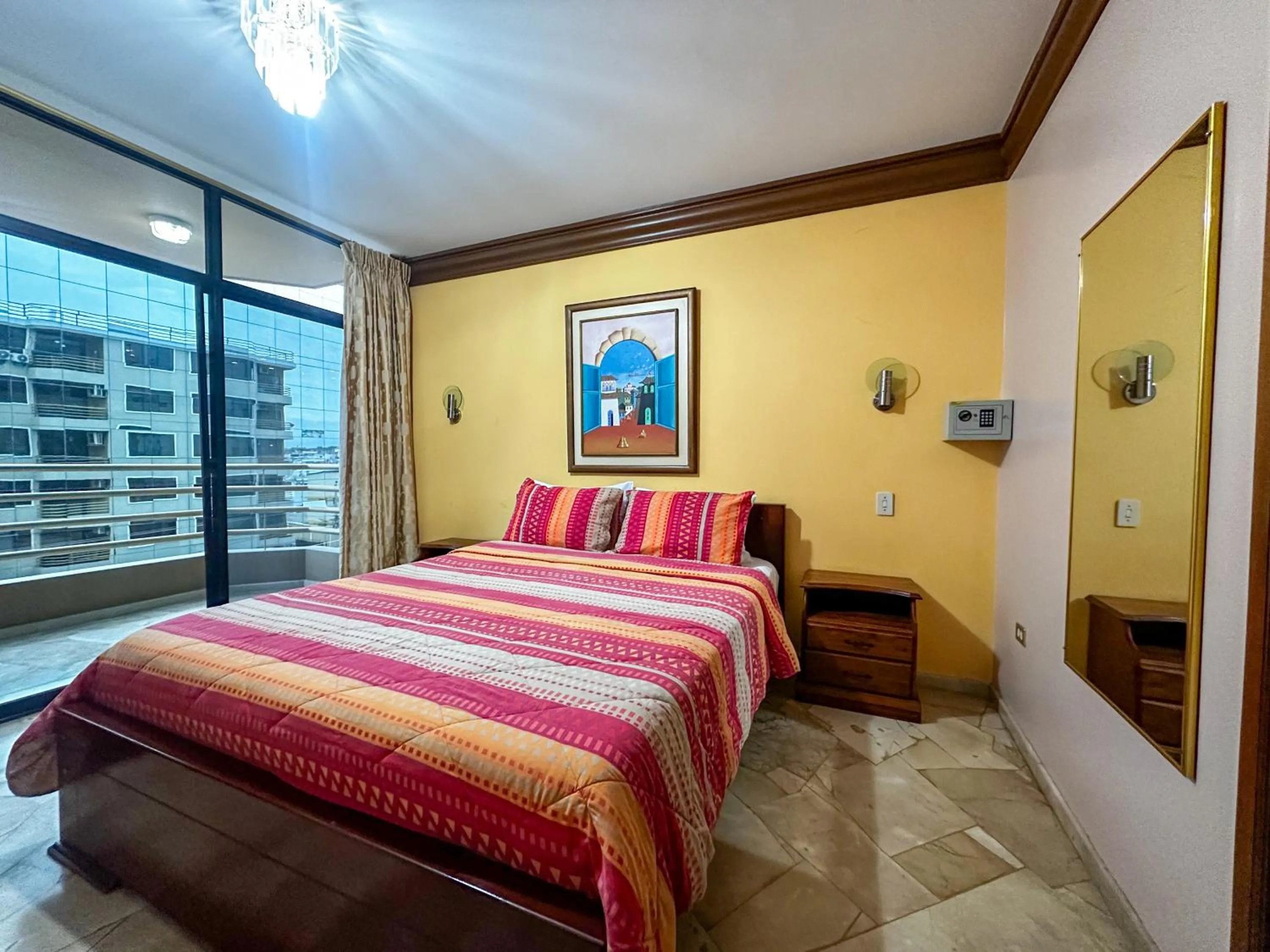 Bed in Hotel Bucaneiro