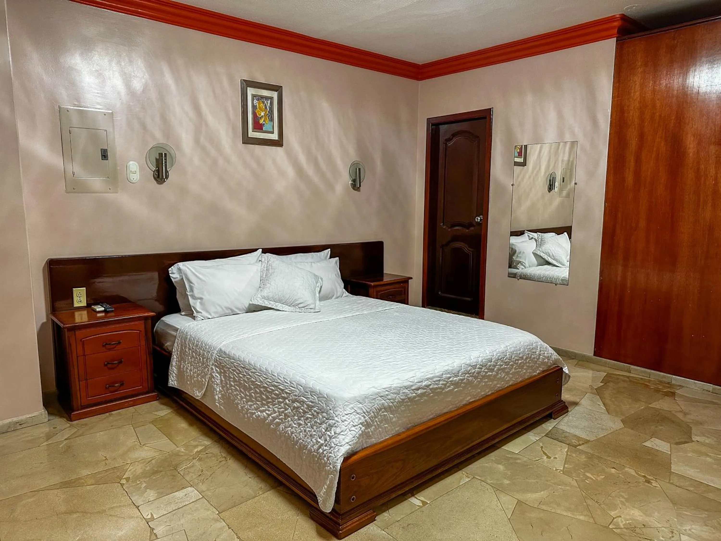 Bed in Hotel Bucaneiro