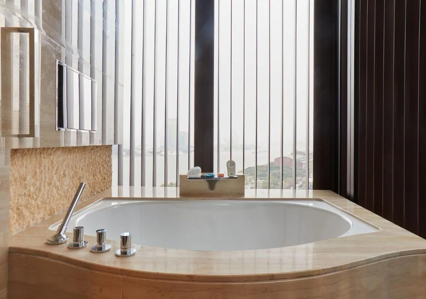 Bathroom in Mandarin Oriental Pudong, Shanghai
