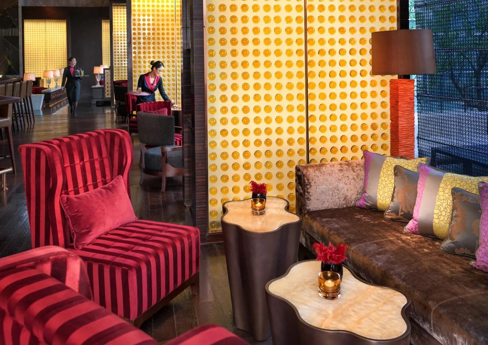 Lounge or bar in Mandarin Oriental Pudong, Shanghai