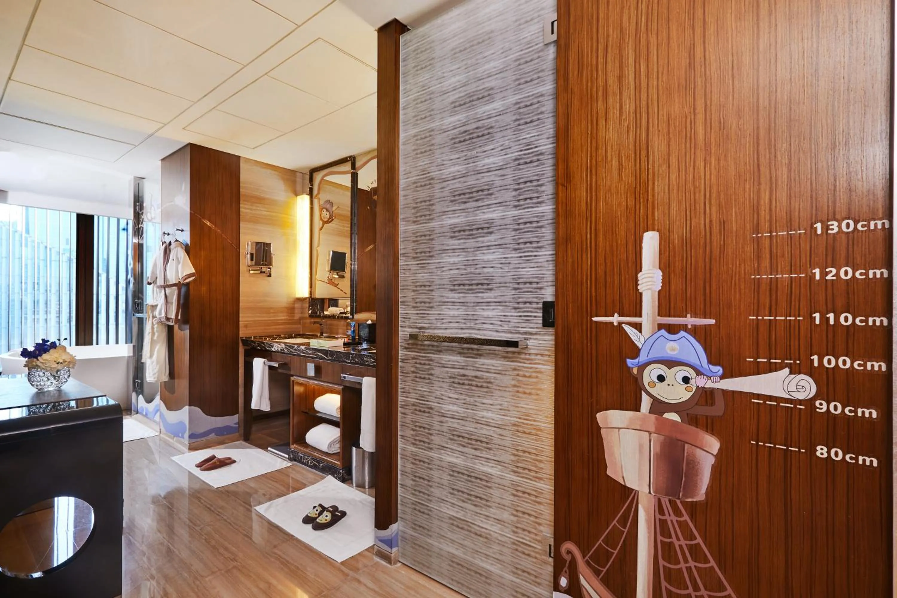 Bathroom in Mandarin Oriental Pudong, Shanghai