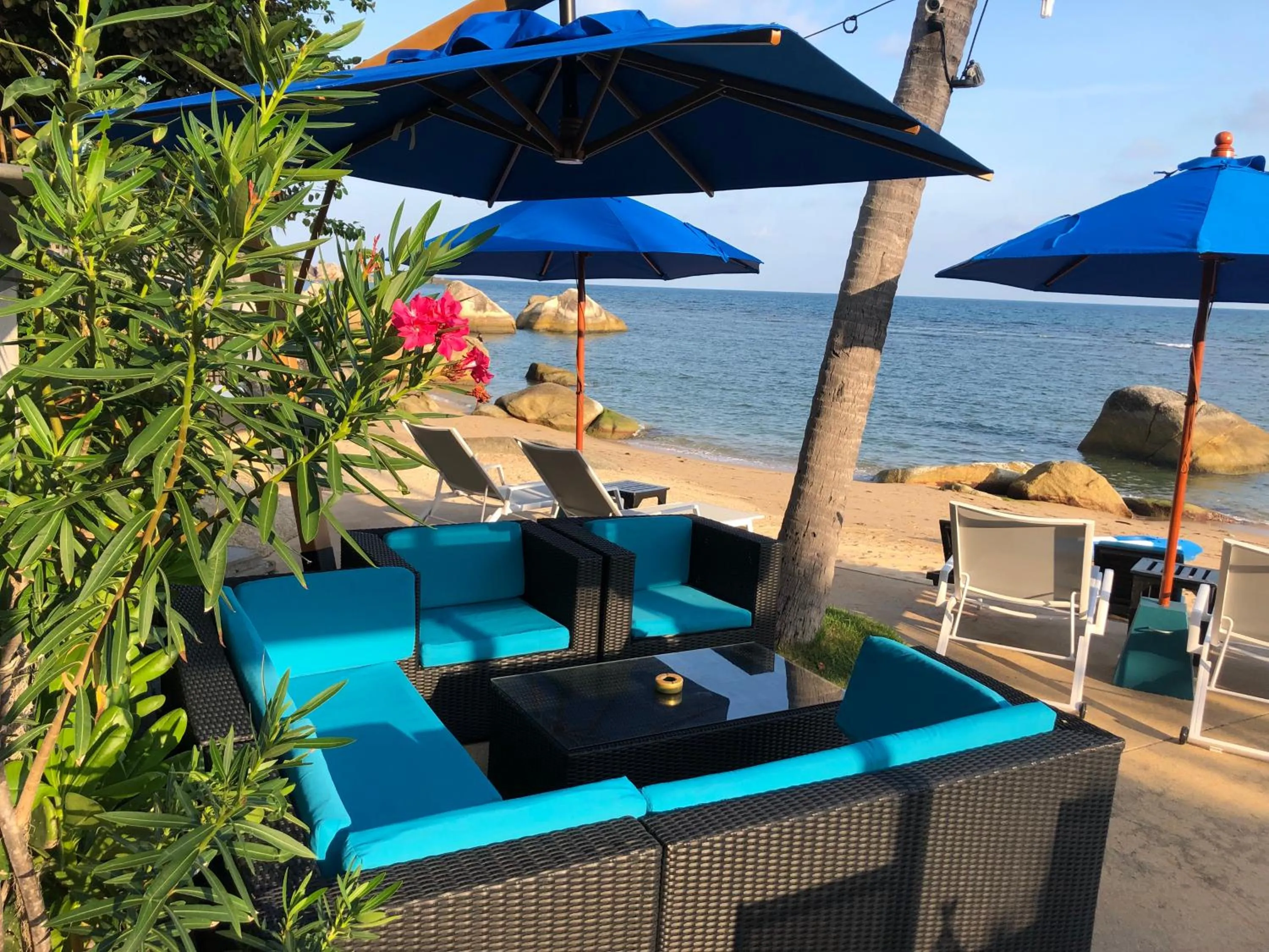 Patio in Royal Beach Boutique Resort & Spa Koh Samui