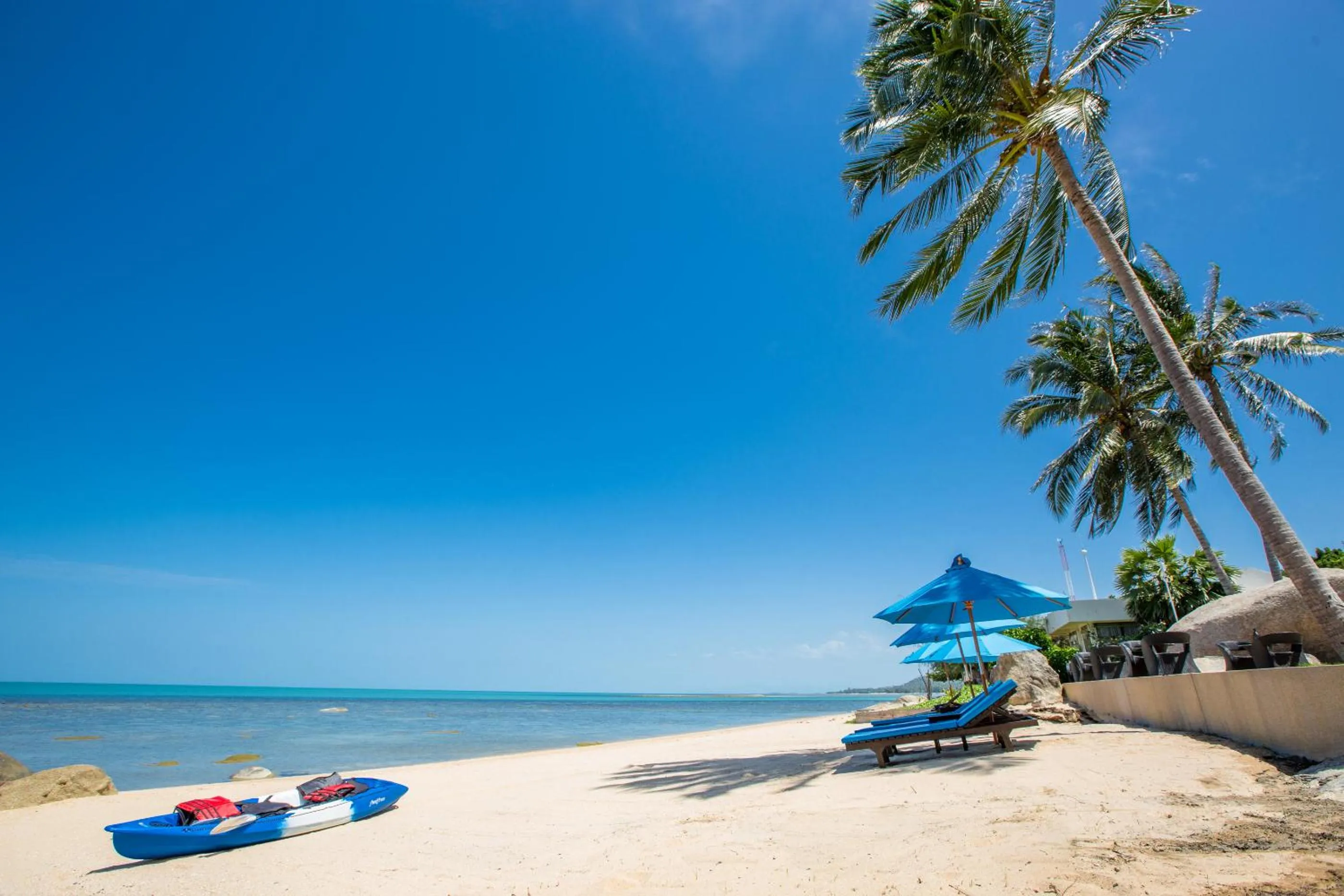 Beach in Royal Beach Boutique Resort & Spa Koh Samui